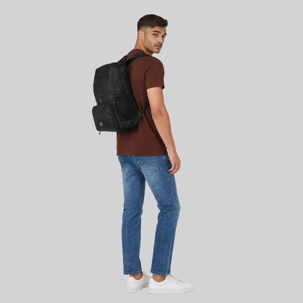 Men Solid Backpack - Image 7