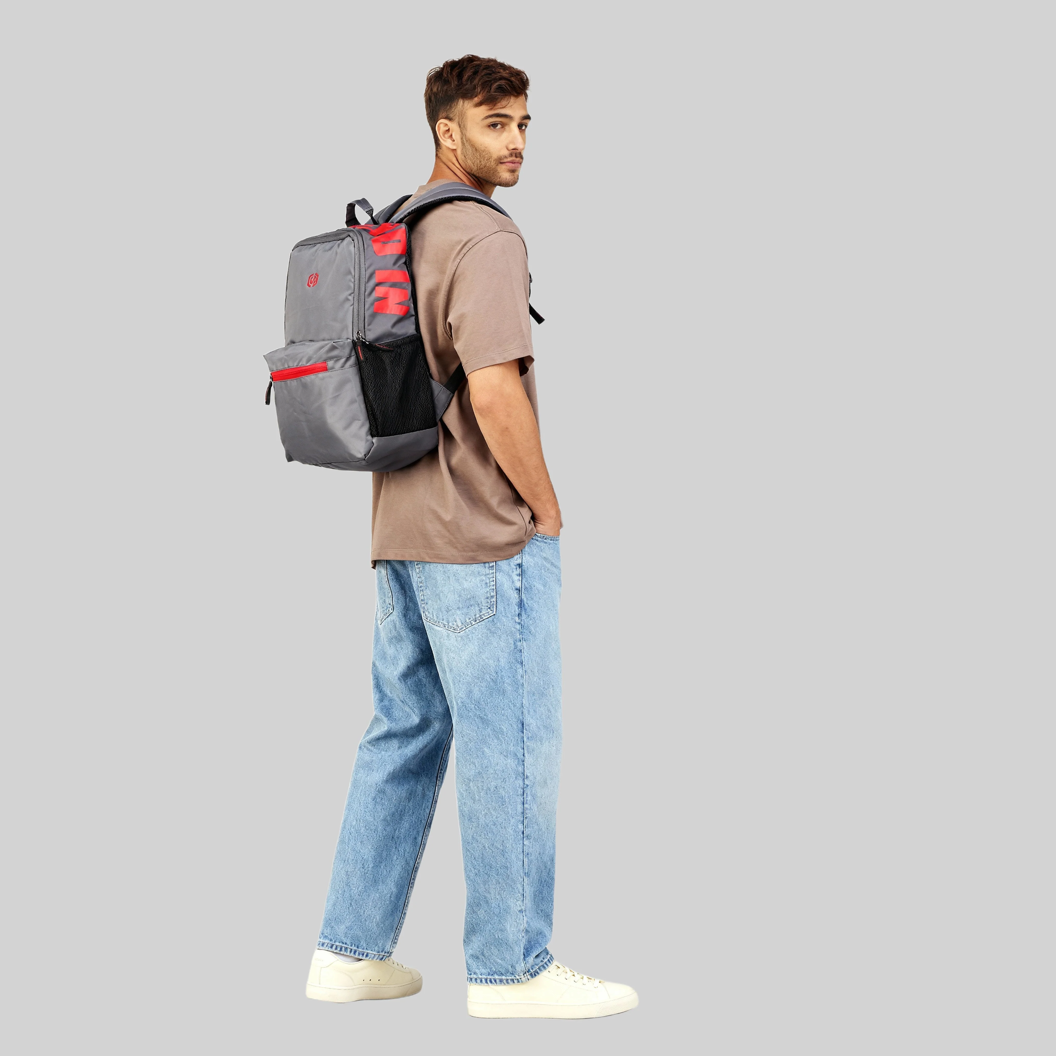 Men Solid Backpack - Image 8
