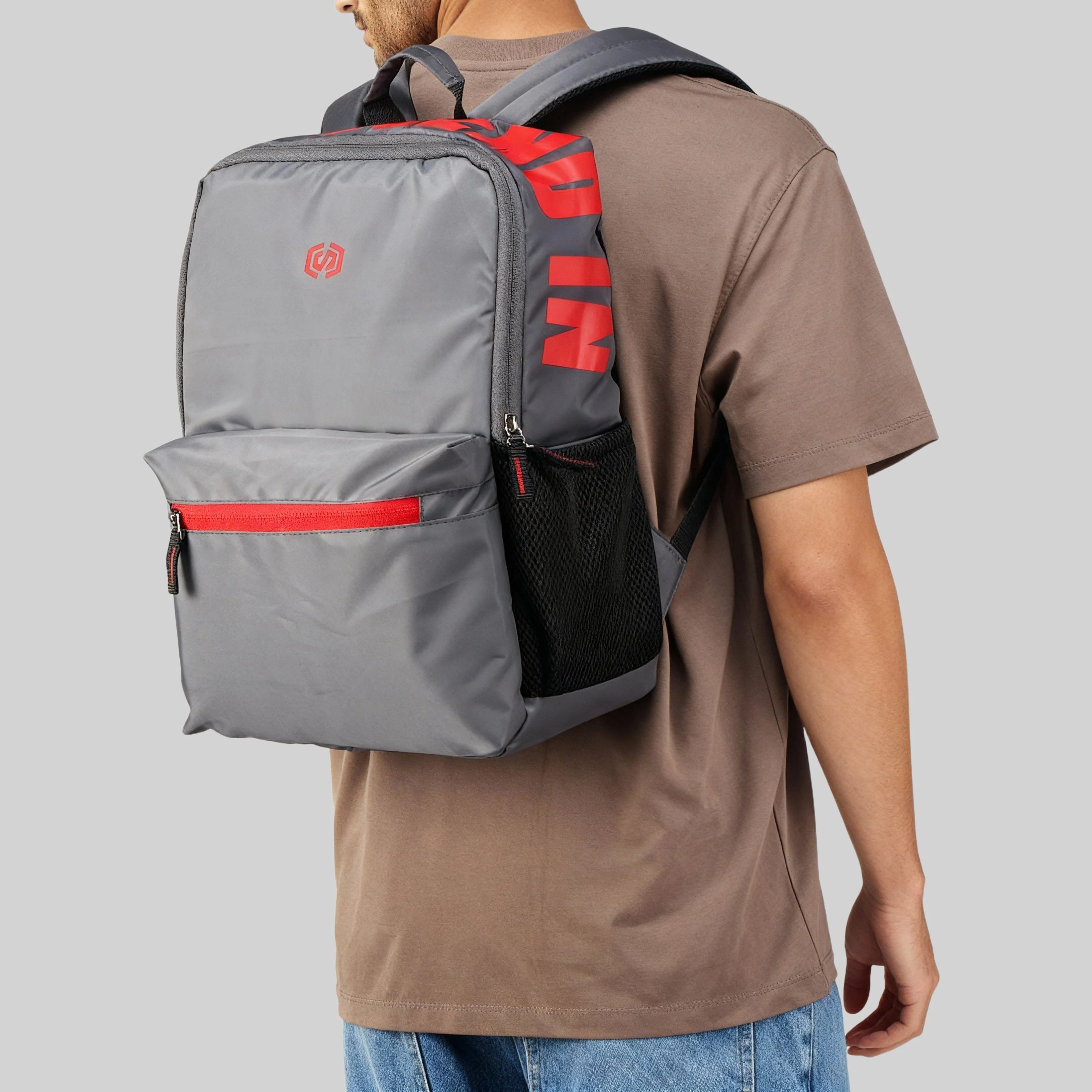 Men Solid Backpack - Image 9