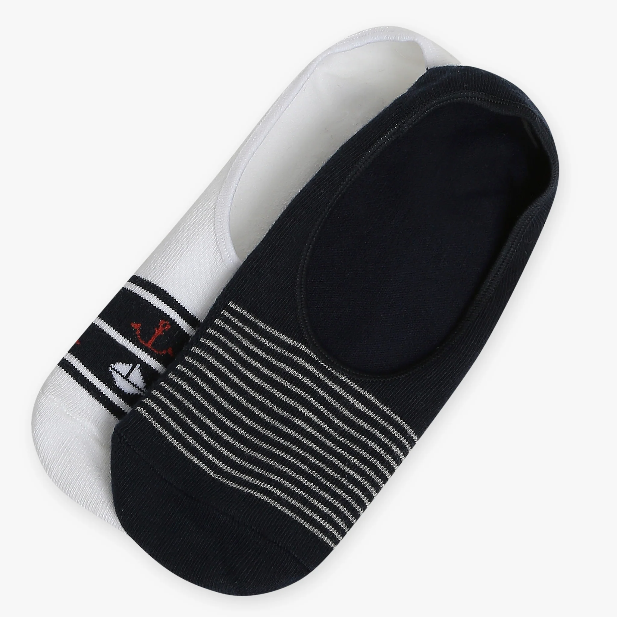 Mens Cotton Striped Socks (Pack of 2) - Image 7