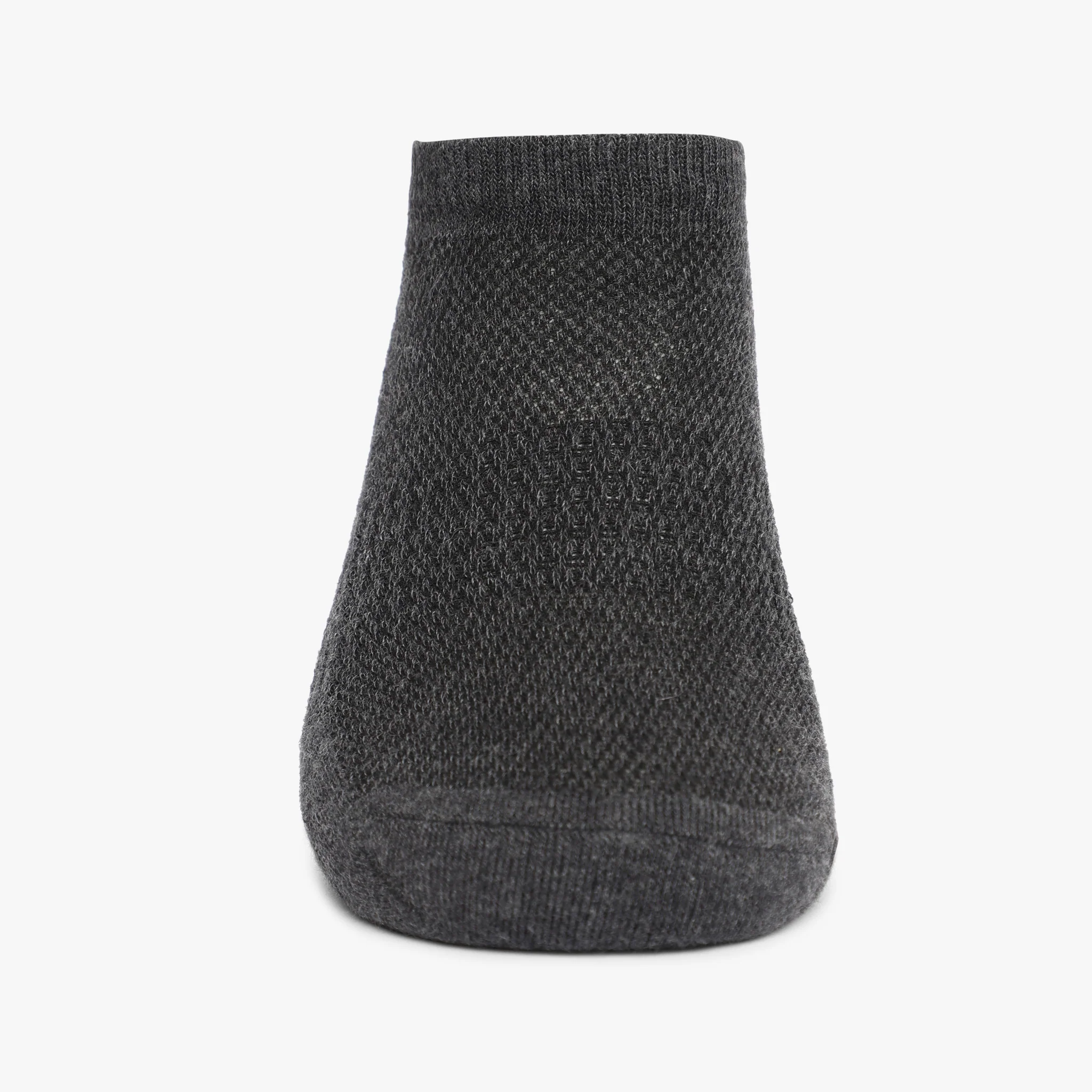 Mens Cotton Solid Low Cut Socks (Pack of 2) - Image 2