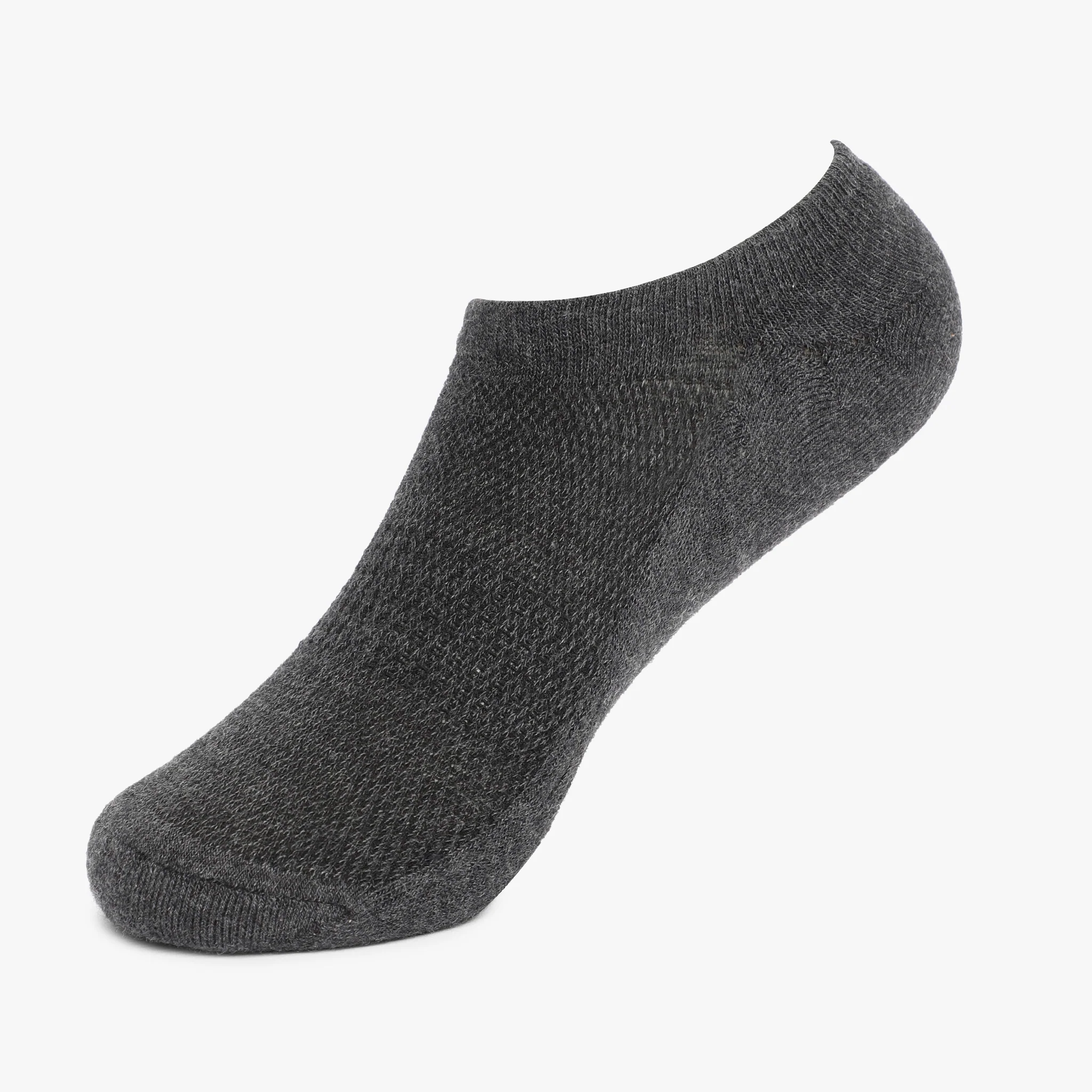 Mens Cotton Solid Low Cut Socks (Pack of 2) - Image 3