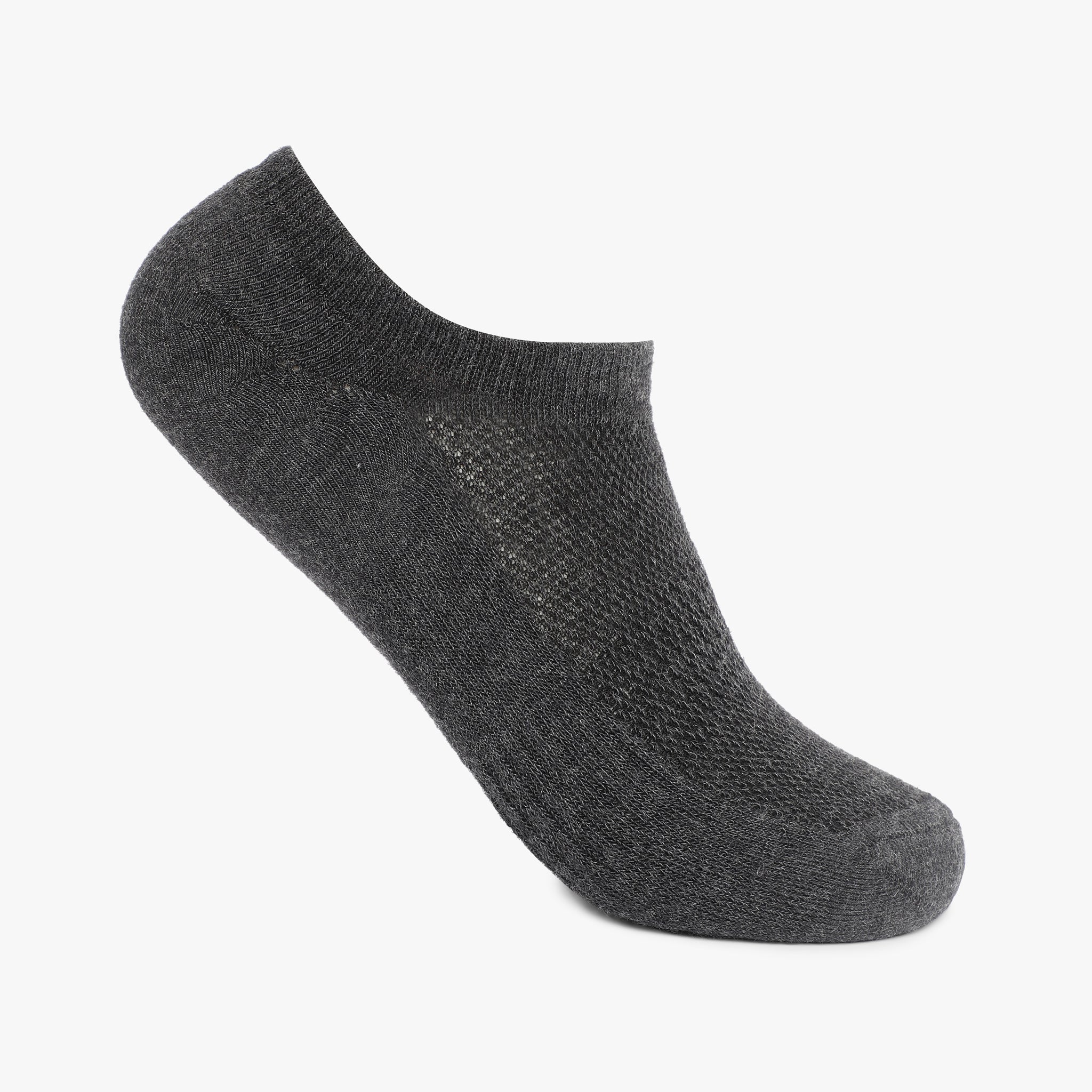 Mens Cotton Solid Low Cut Socks (Pack of 2) - Image 4