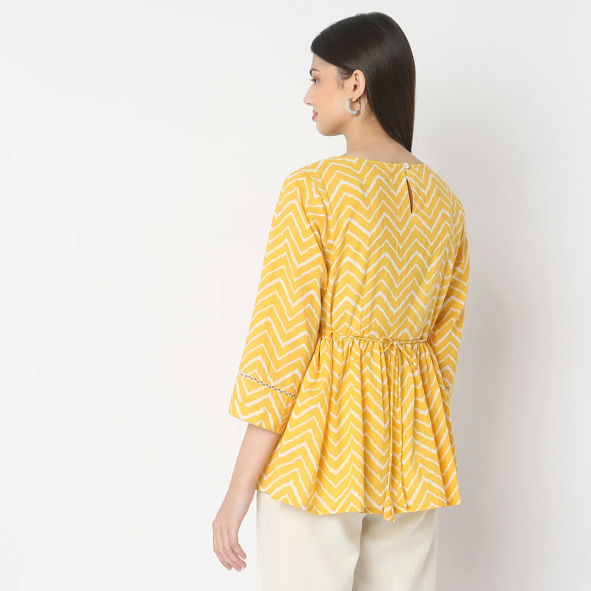 Mid Flare Embroidered Top - Image 3