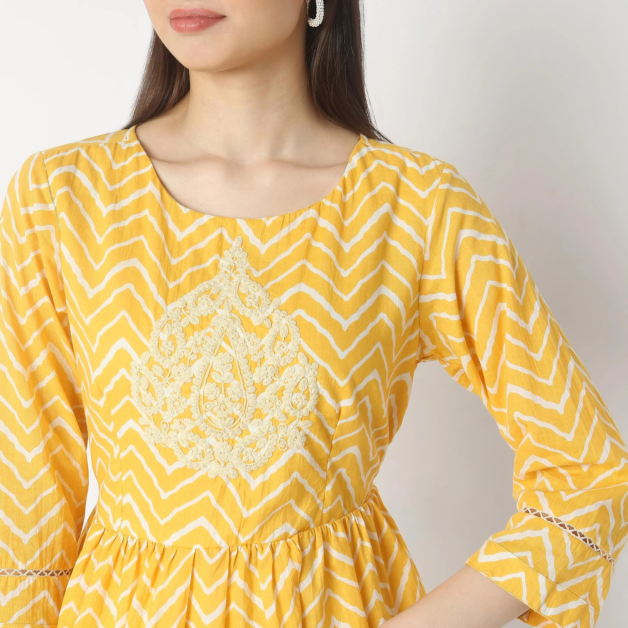Mid Flare Embroidered Top - Image 4