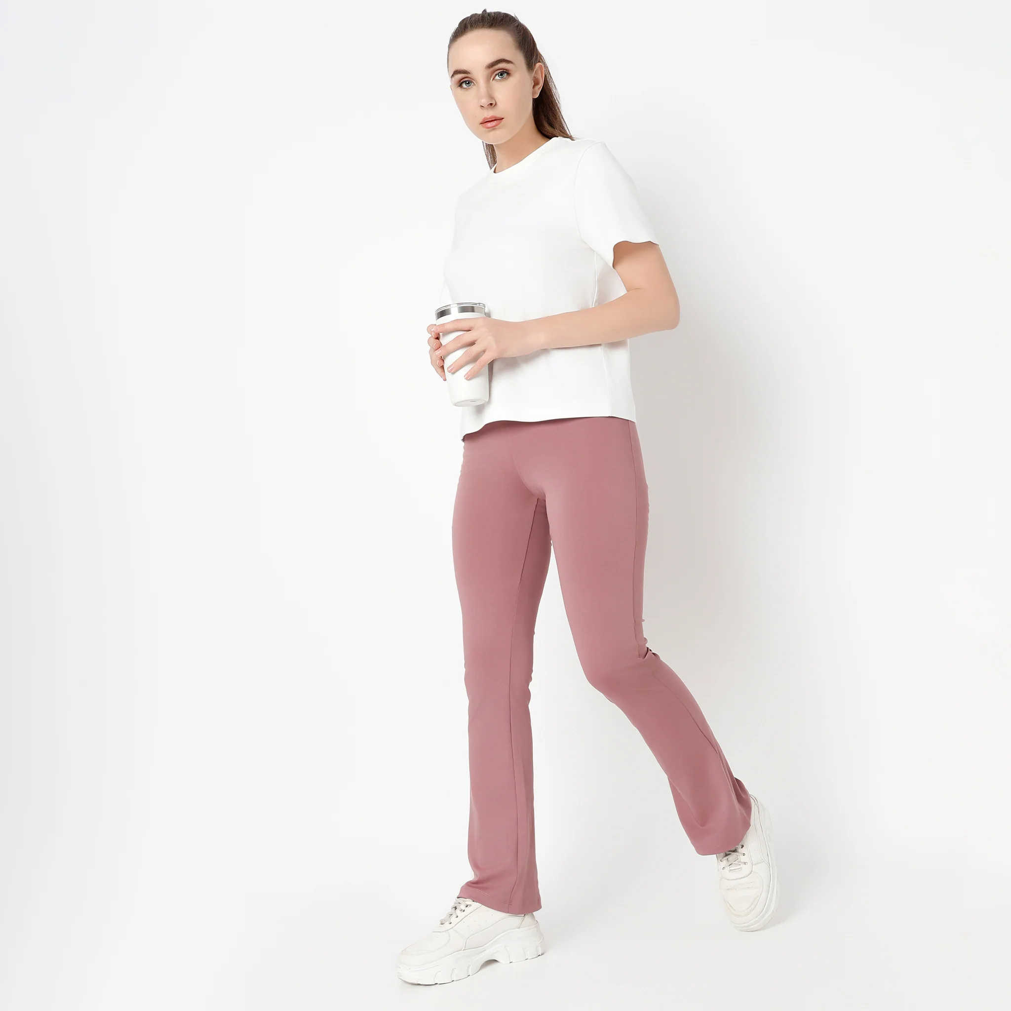 Air Dry Bootcut High Rise Leggings - Image 11