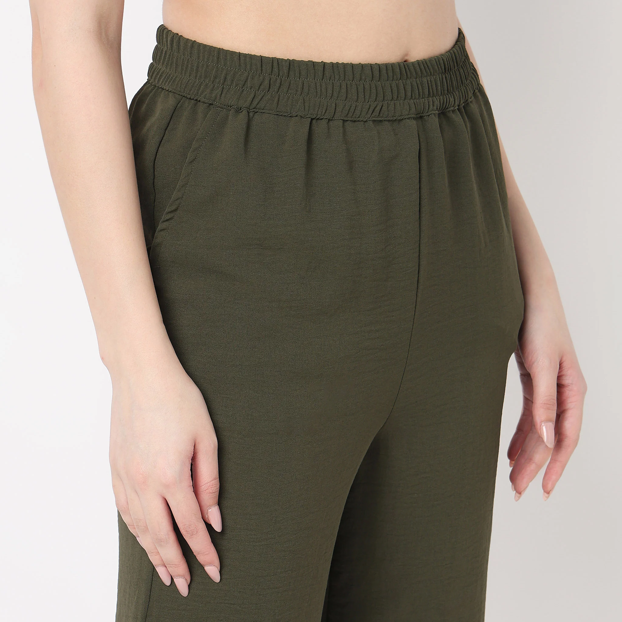 Mid Rise Ankle Length Palazzo - Image 4