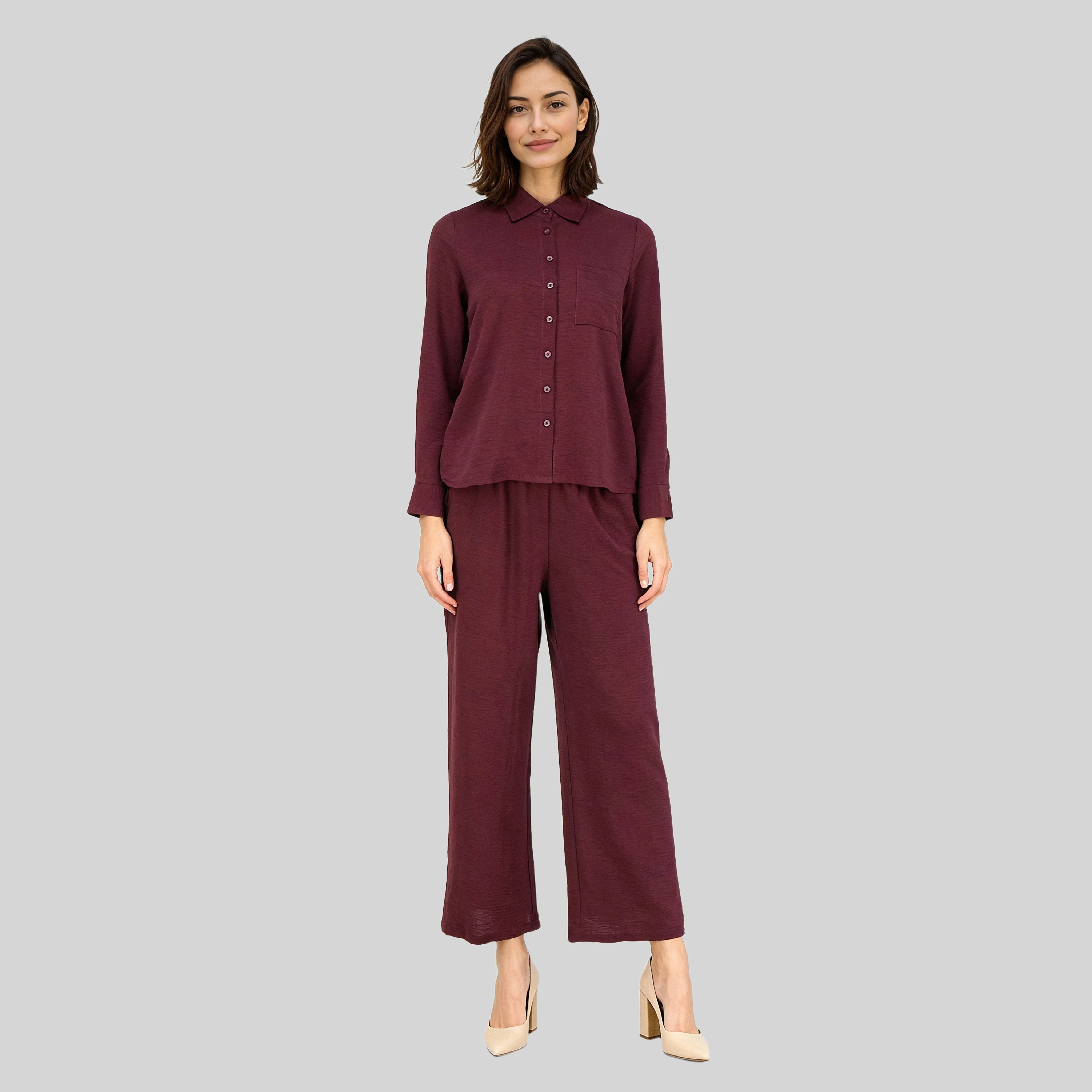 Mid Rise Ankle Length Palazzo - Image 6