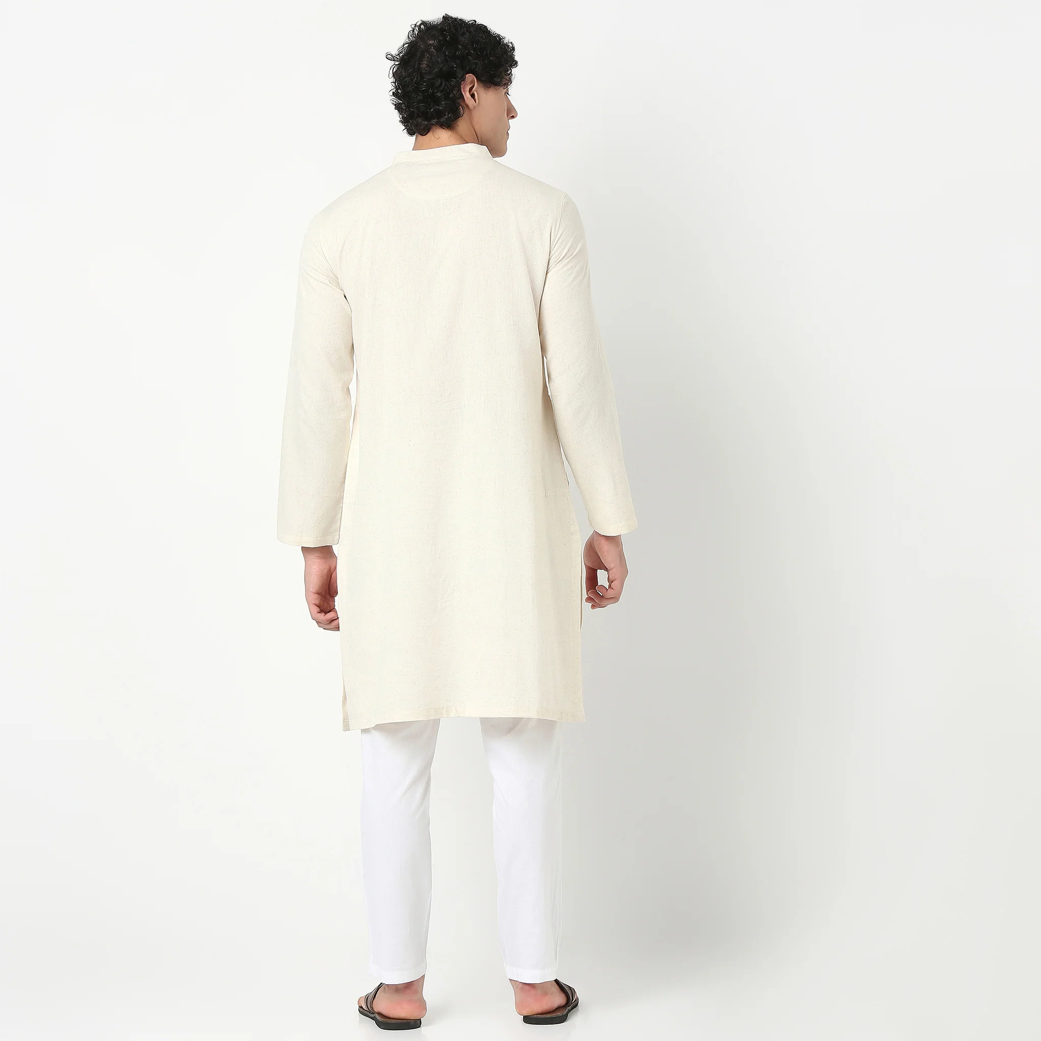 Mirror Long Embroidered Kurta - Image 3