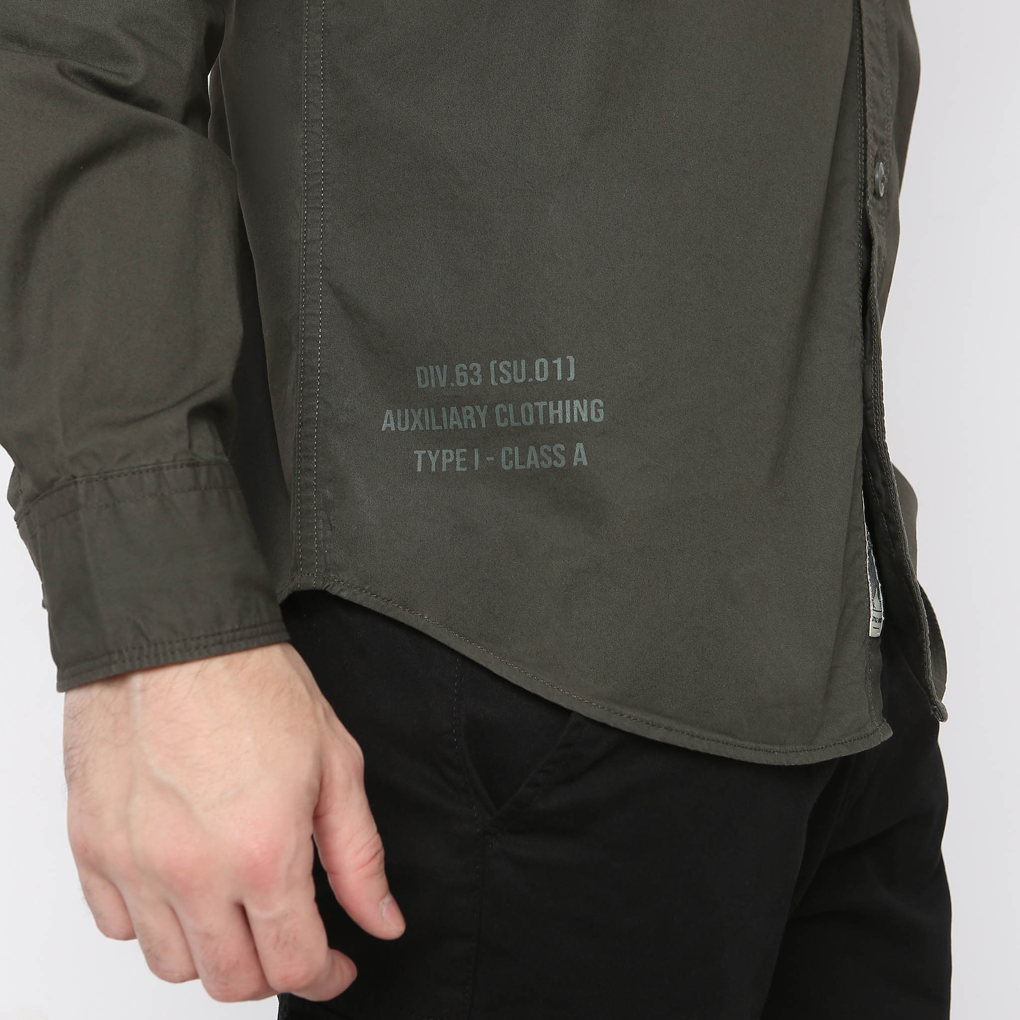 Modern Explorerᵉˣ Twin Pocket Slim Fit 100% Cotton Solid Shirt - Image 7