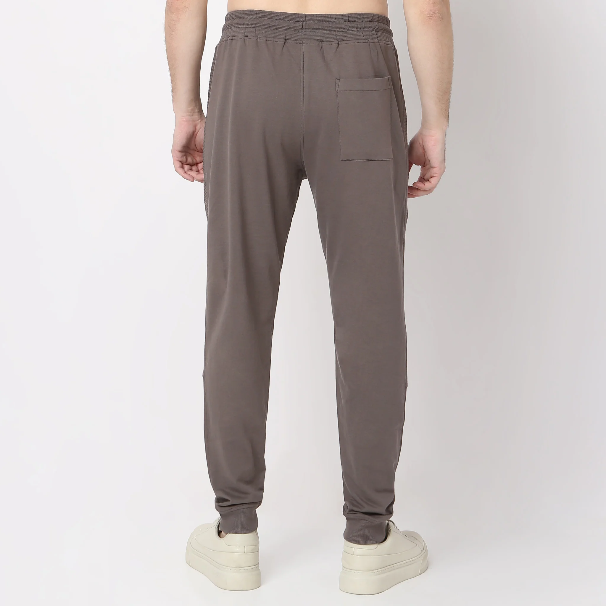 Moto Joggersᵉˣ Stretchable With Ribbed Panel - Image 13