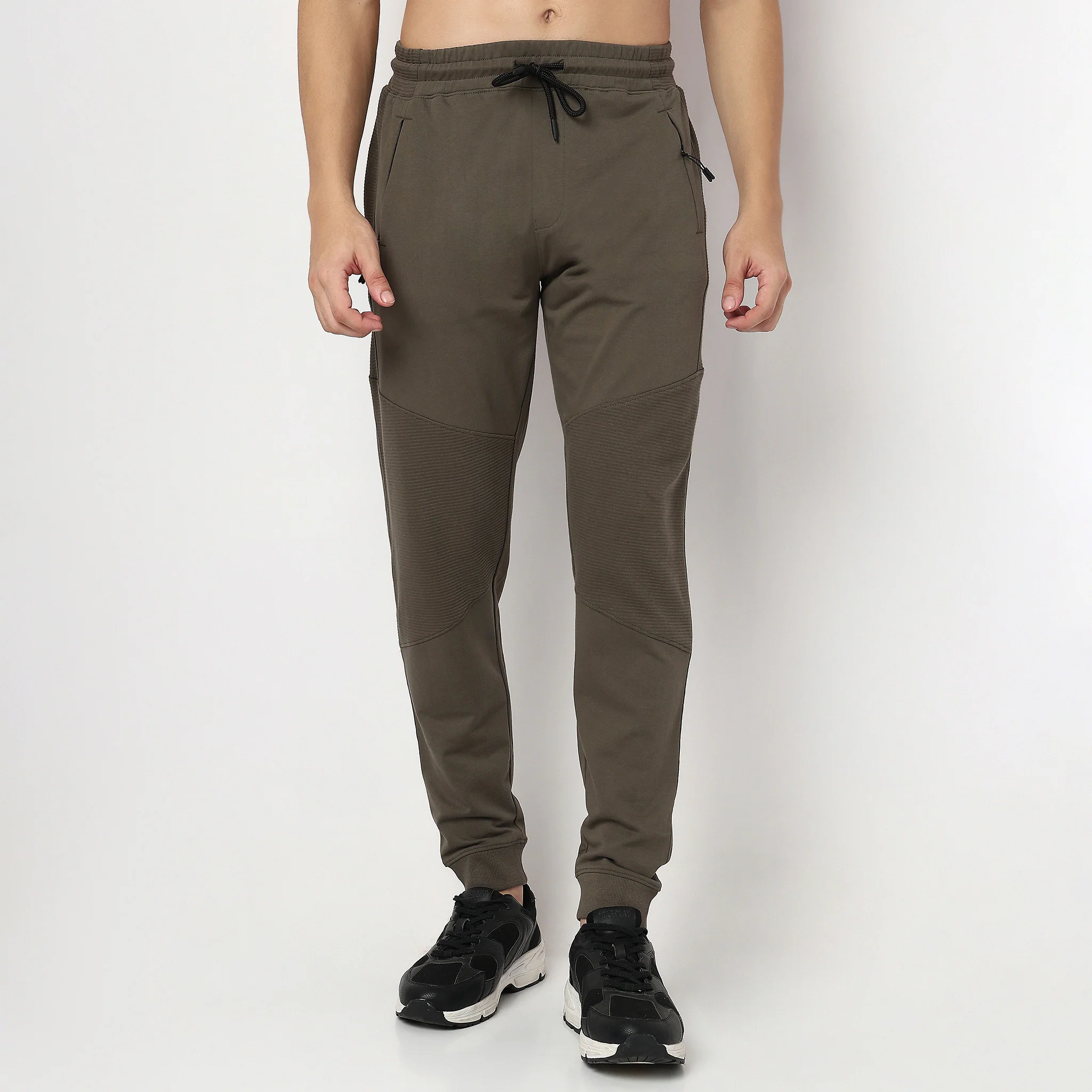Moto Joggersᵉˣ Stretchable With Ribbed Panel - Image 22