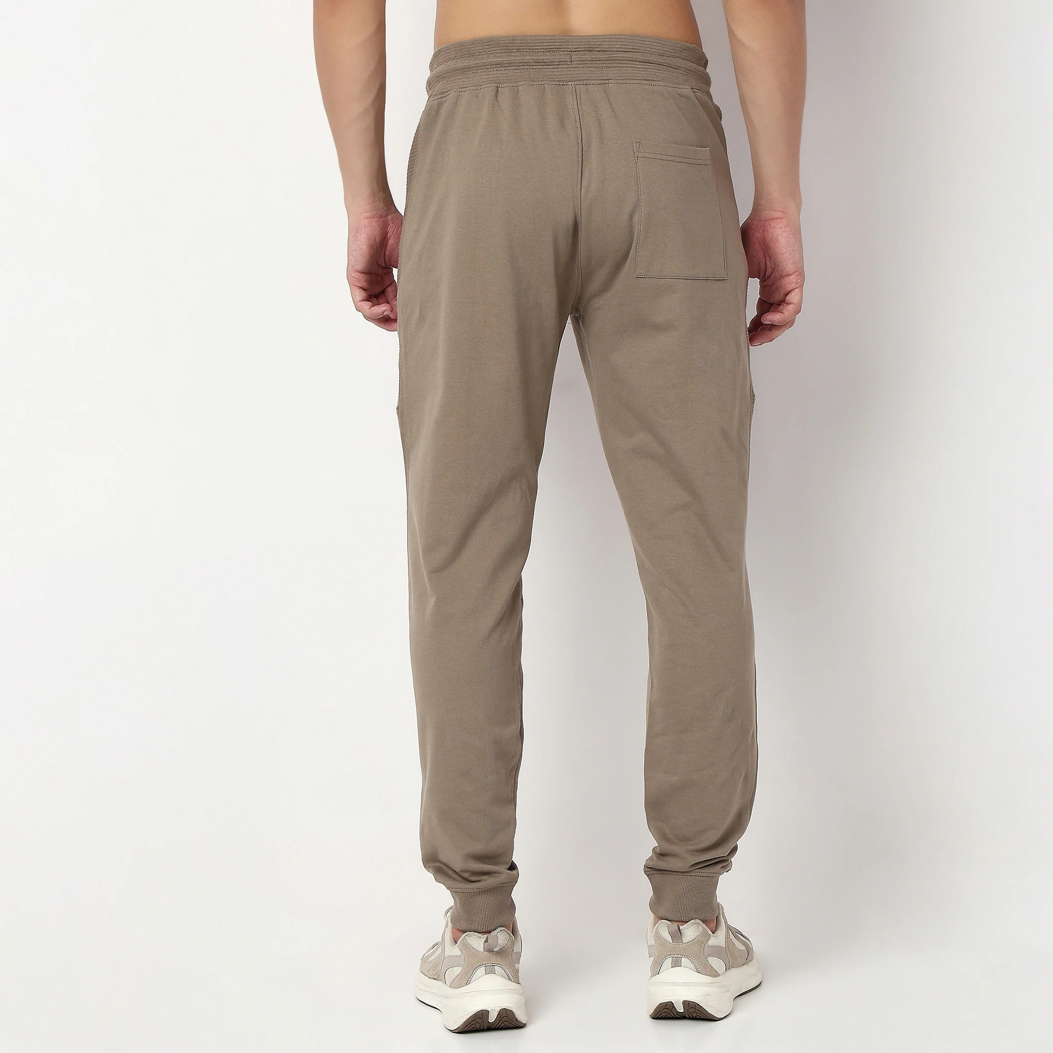 Moto Joggersᵉˣ Stretchable With Ribbed Panel - Image 28