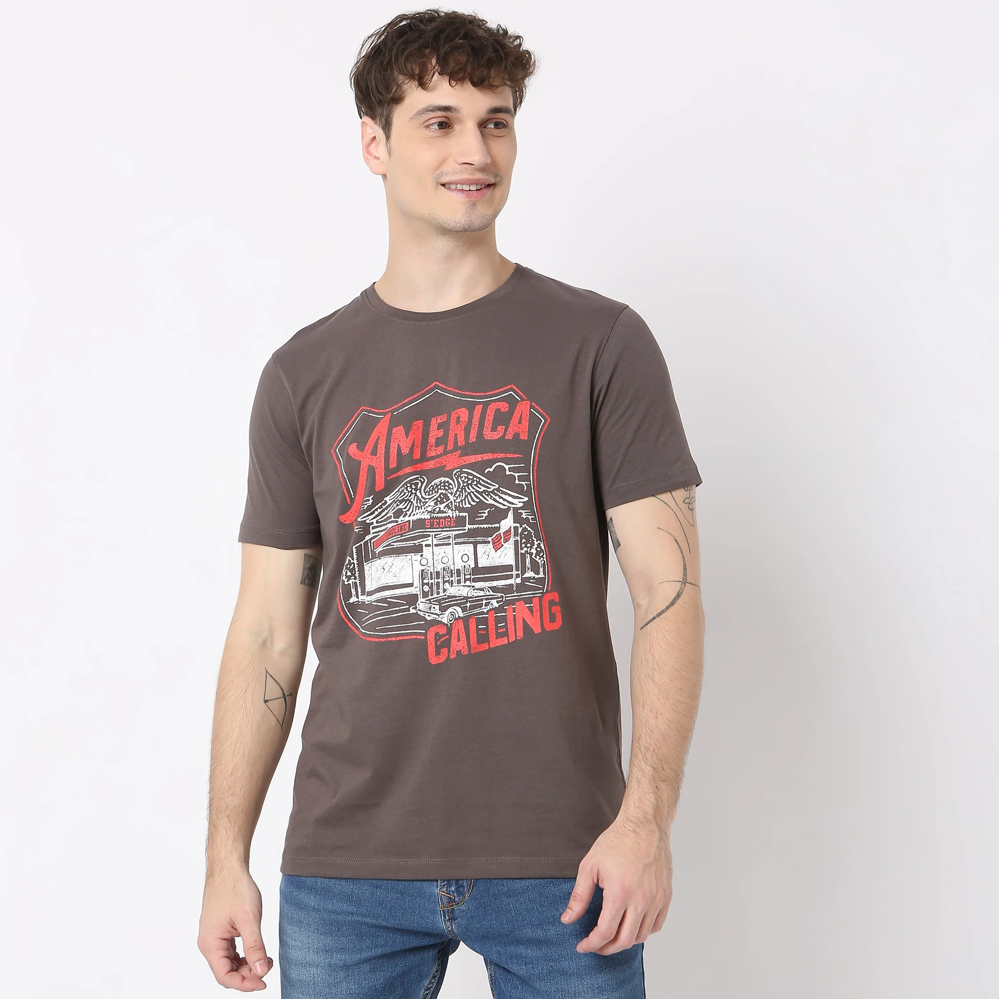 Graphic Tees - Cotton Jersey Regular Fit T-Shirt - Image 2