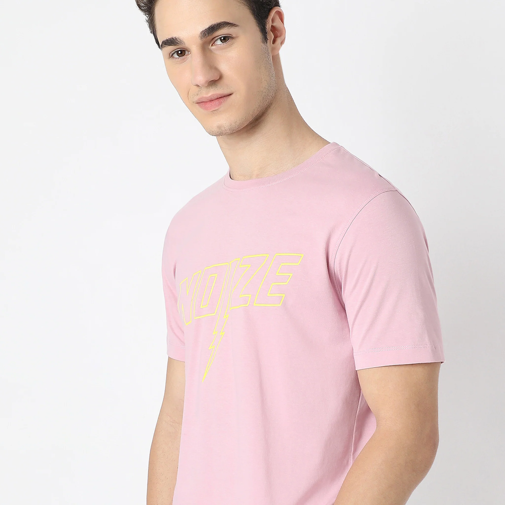 Graphic Crew Neck Cotton T-Shirt - Image 5