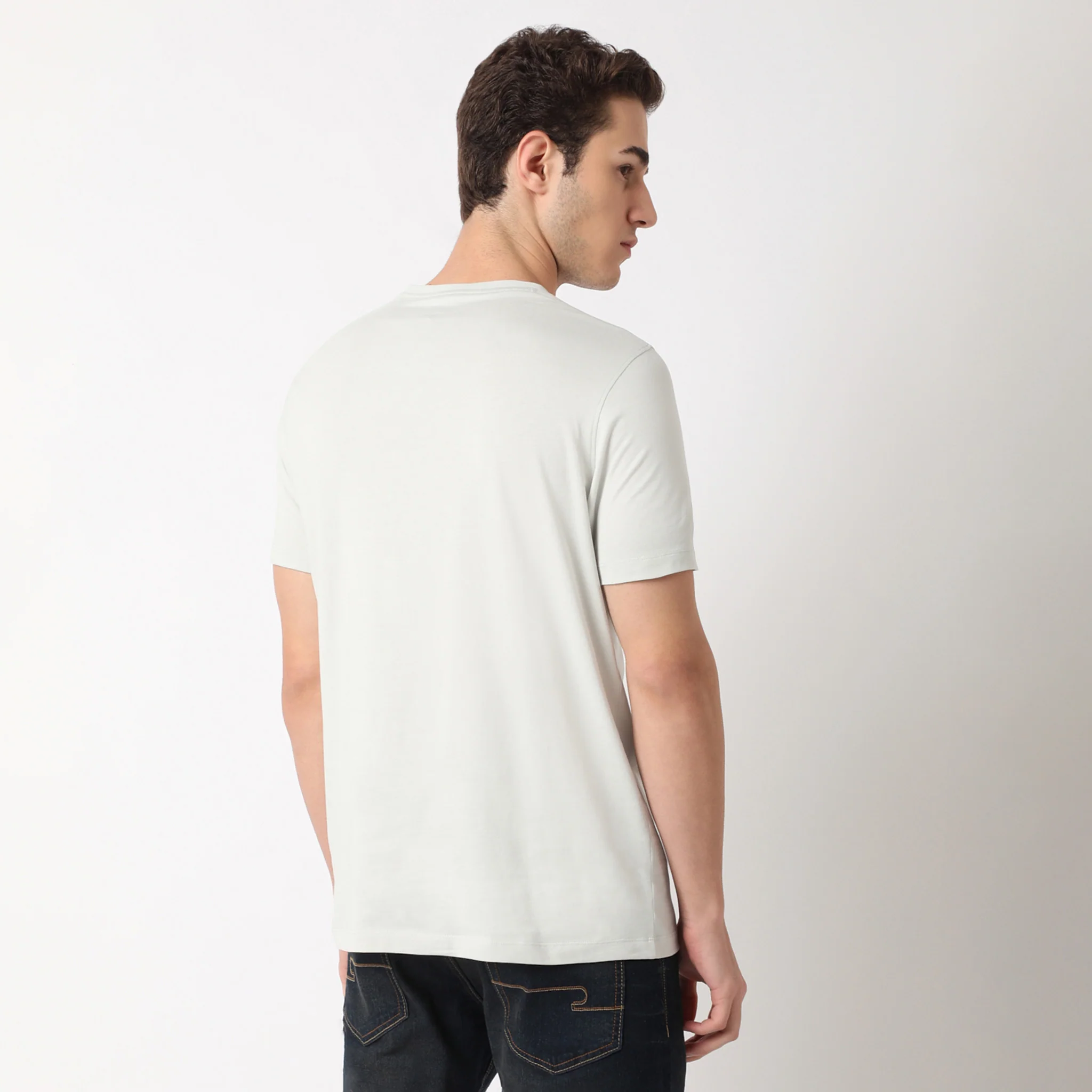 Graphic Crew Neck Cotton T-Shirt - Image 3
