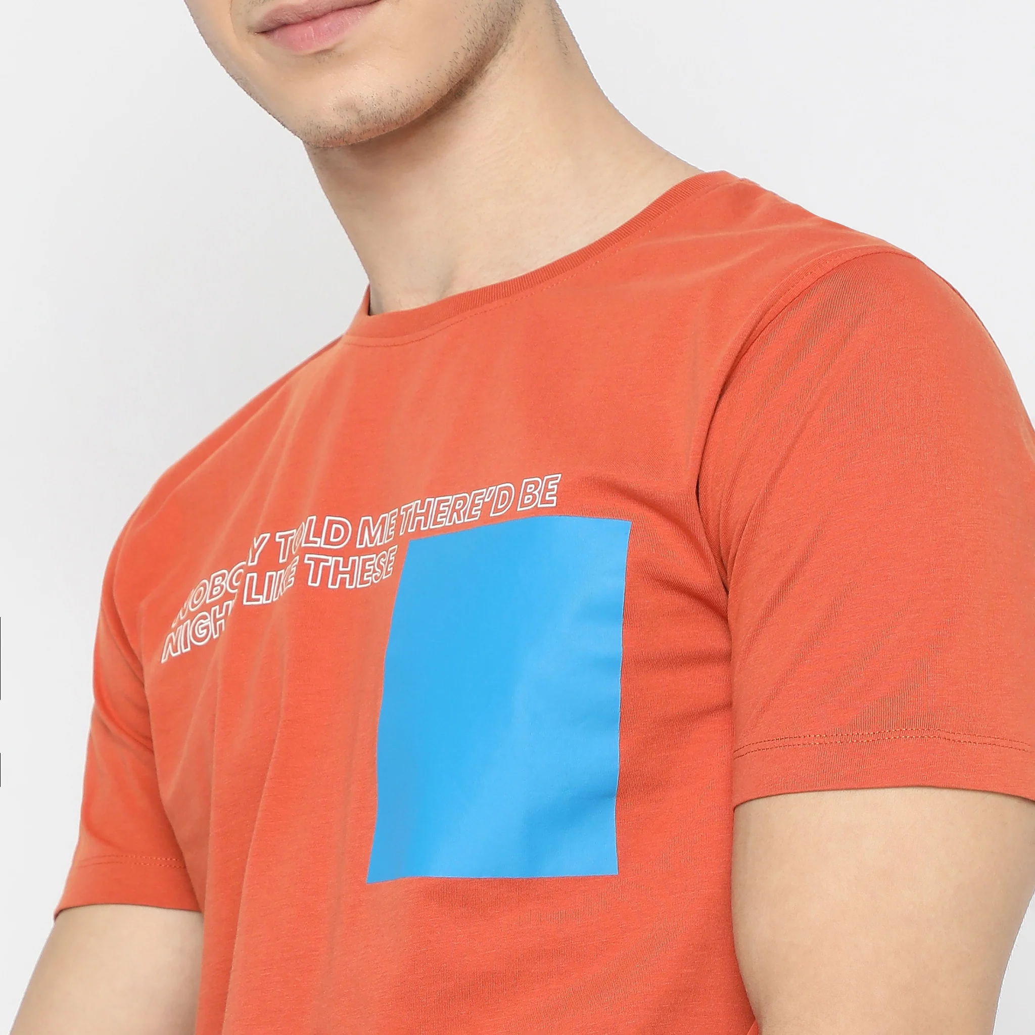 Graphic Crew Neck Cotton T-Shirt - Image 5
