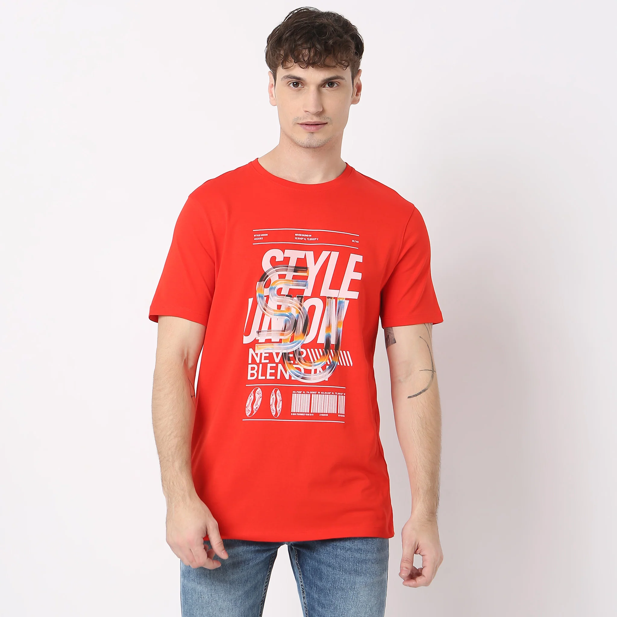 Graphic Crew Neck T-Shirt - Image 2