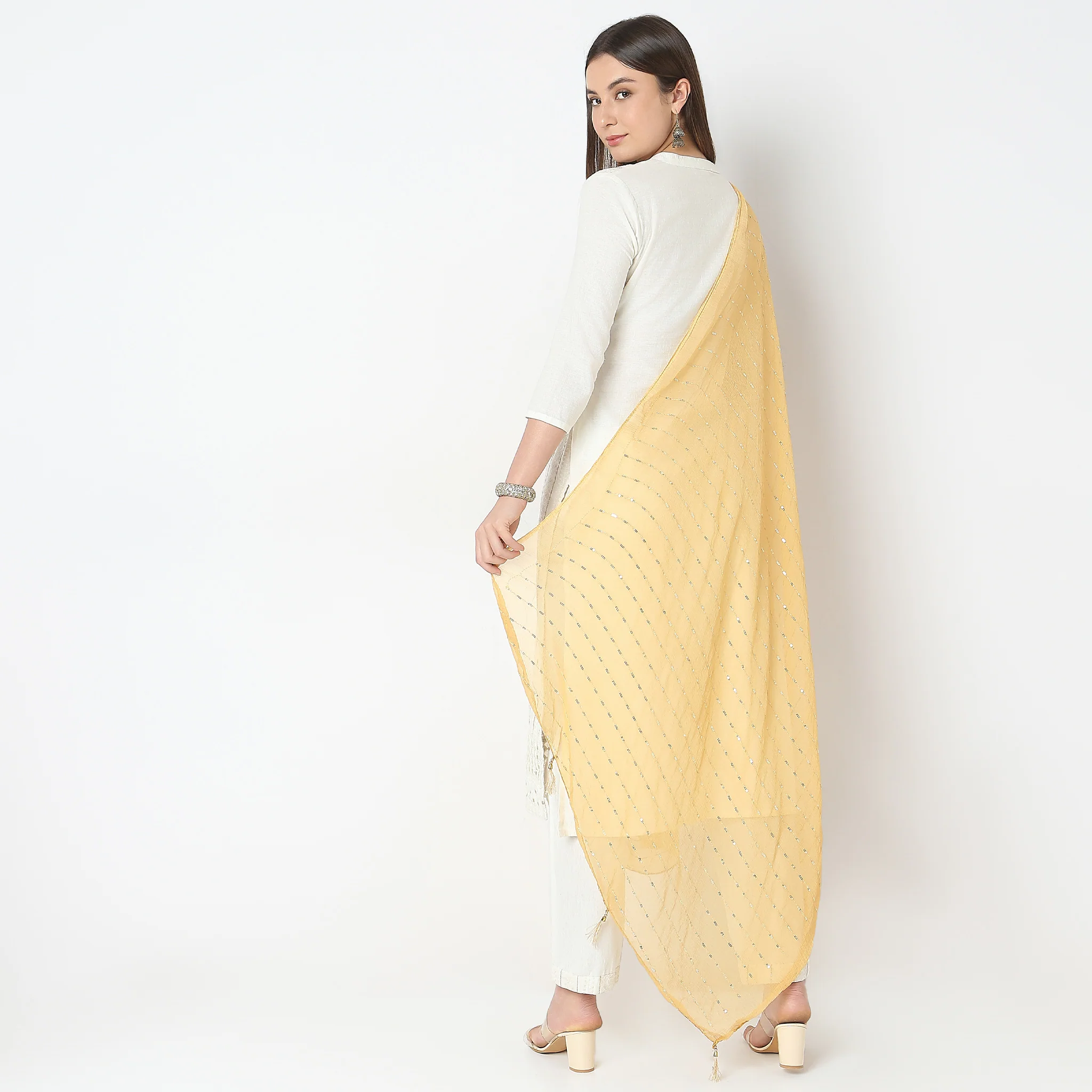 Nylon Embellished Dupatta - Image 2