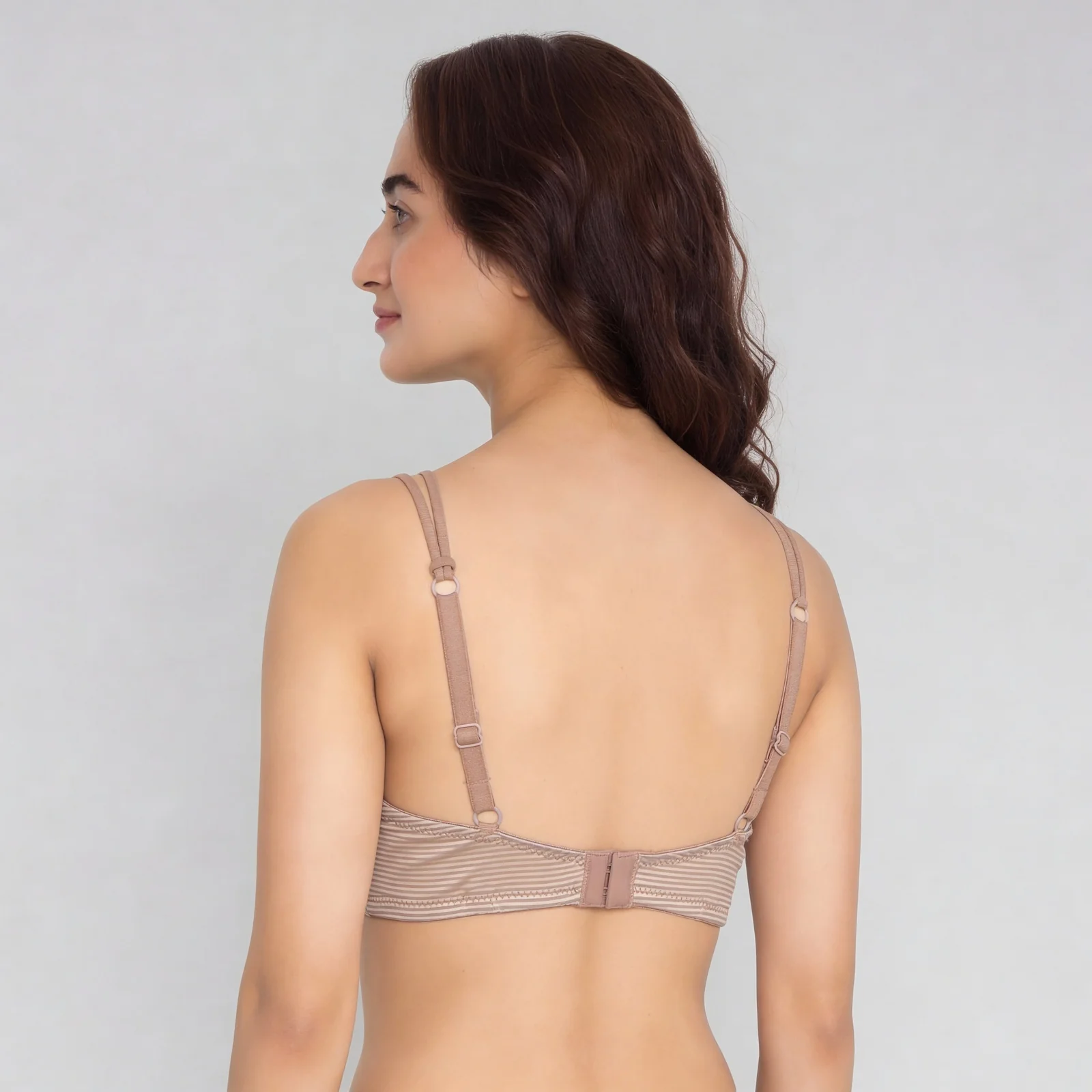 Full Coverage T-Shirt Bra With Lace - Image 4