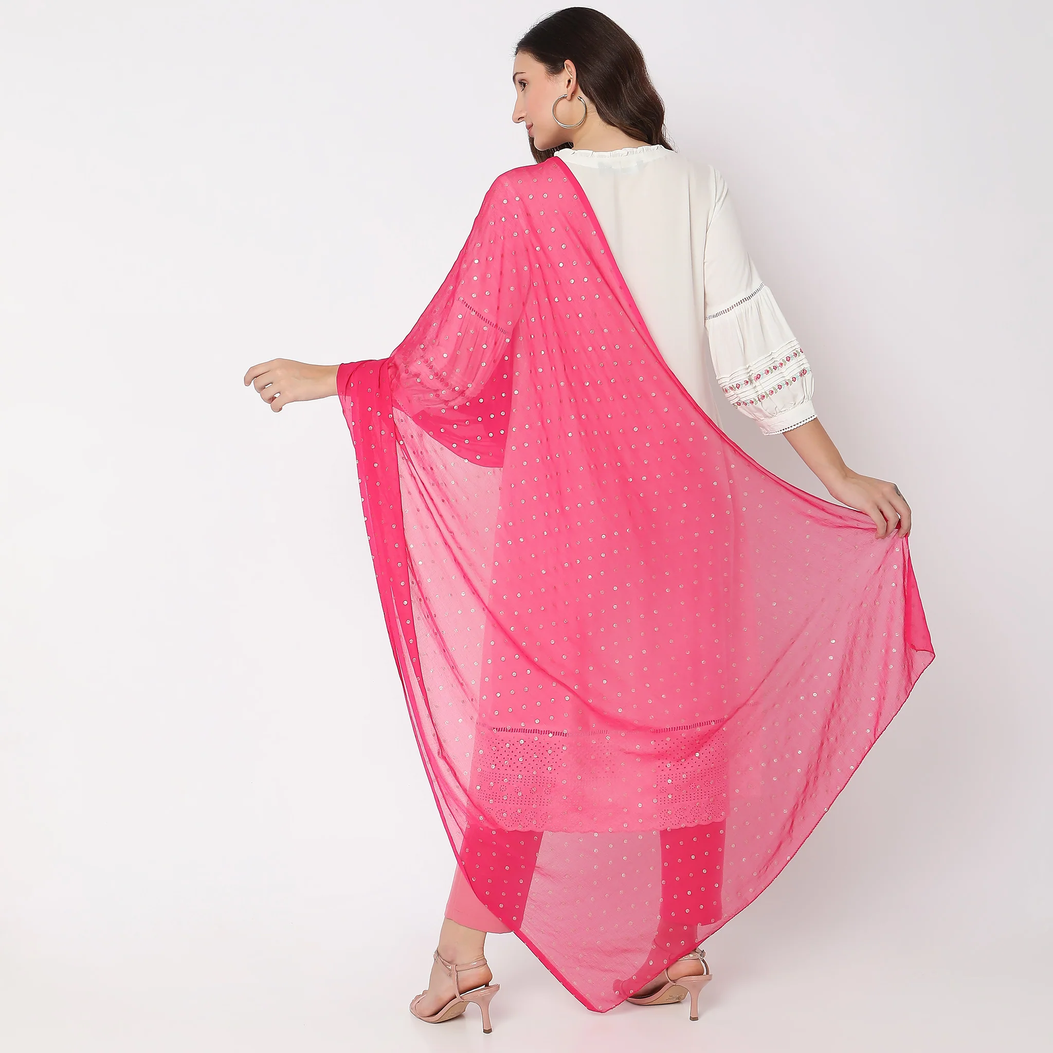 Nylon Printed Dupatta - Image 2