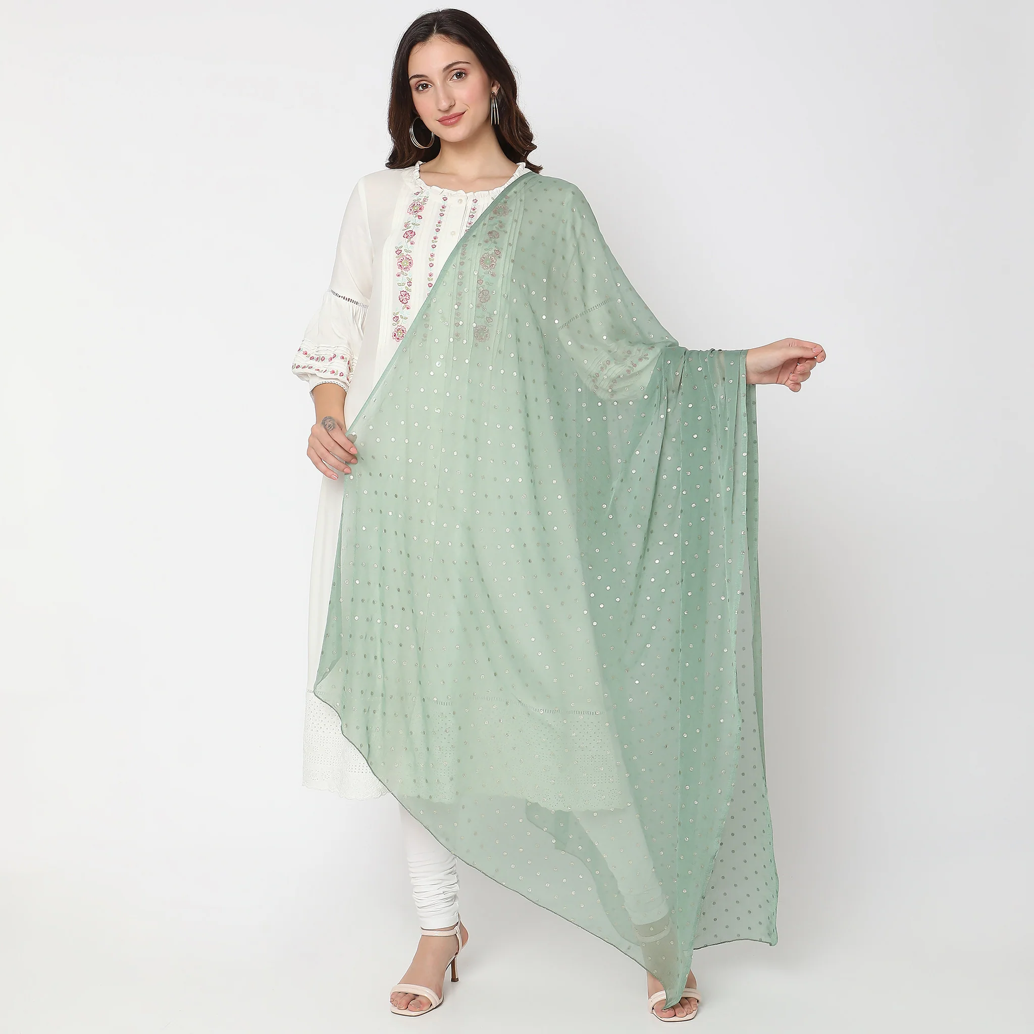 Nylon Printed Dupatta - Image 7