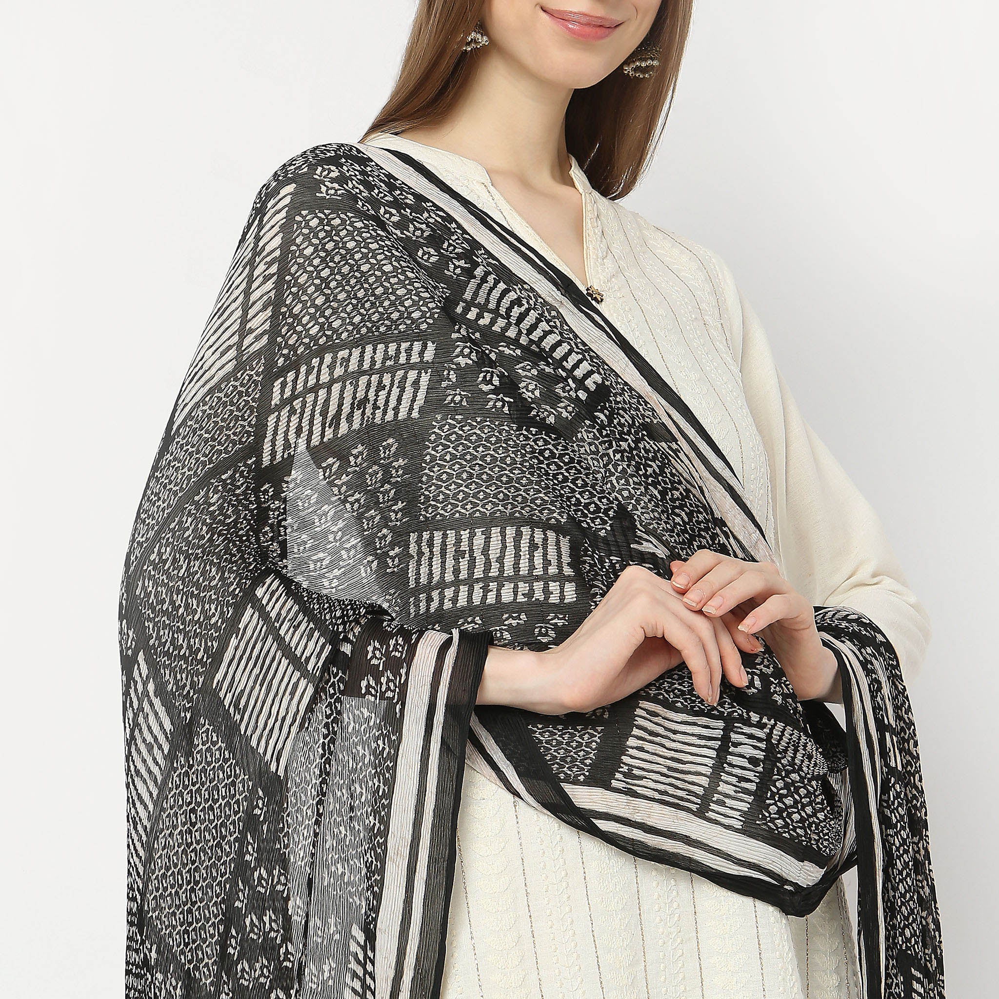 Nylon Printed Dupatta - Image 3