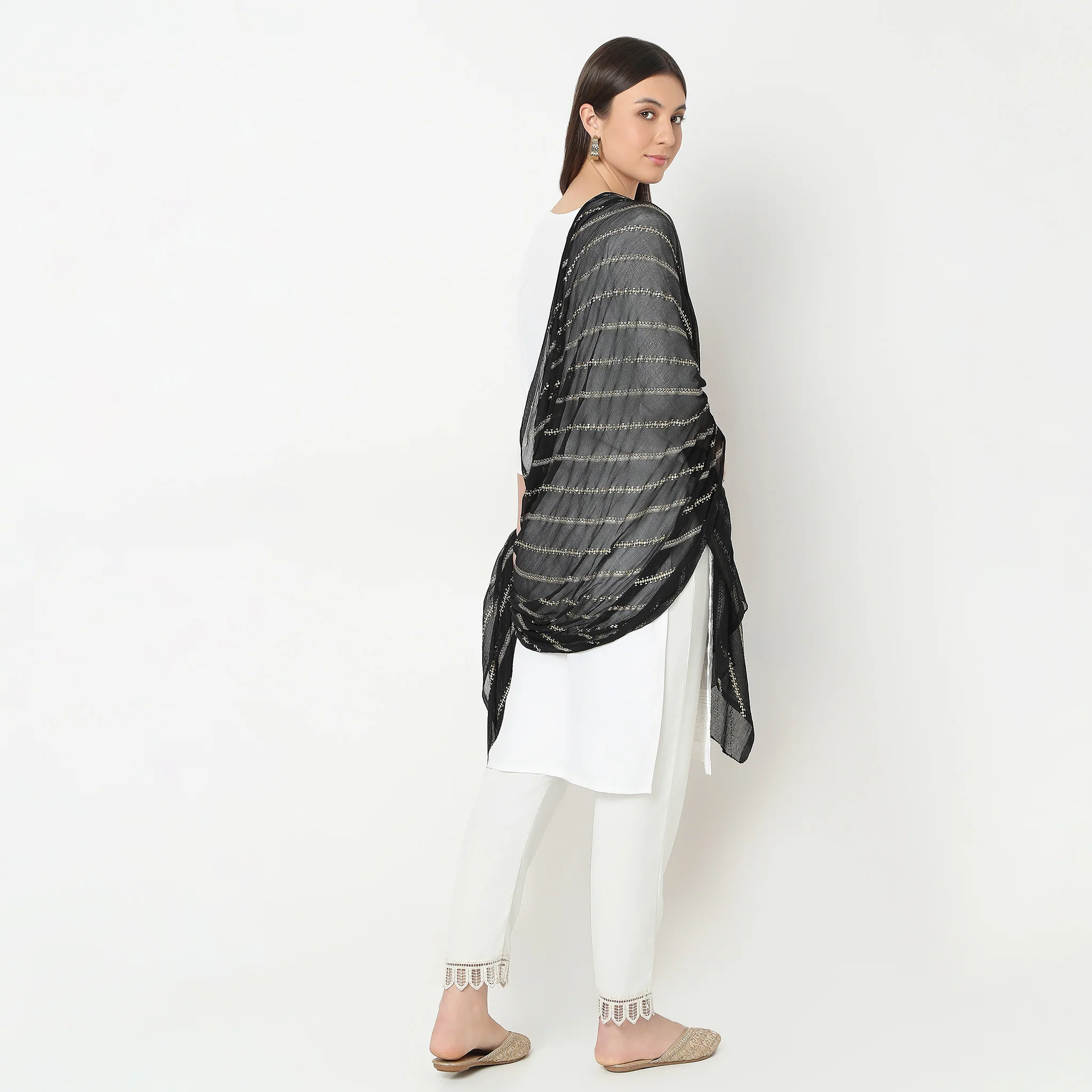 Nylon Printed Dupatta - Image 2