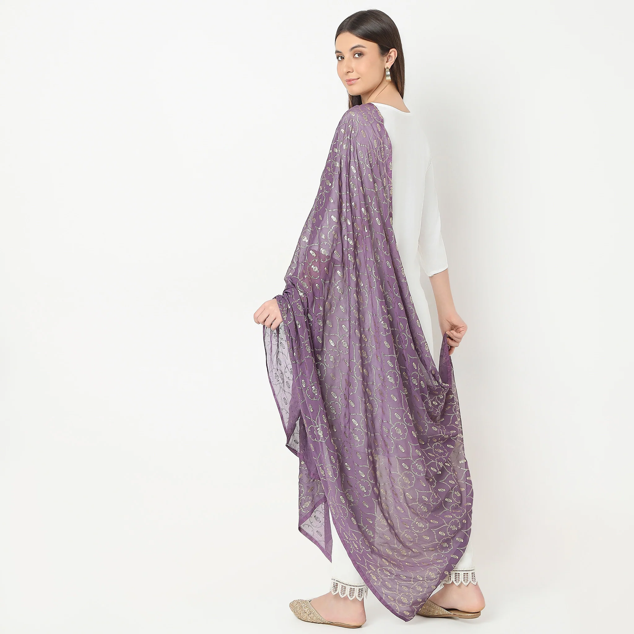 Nylon Printed Dupatta - Image 8