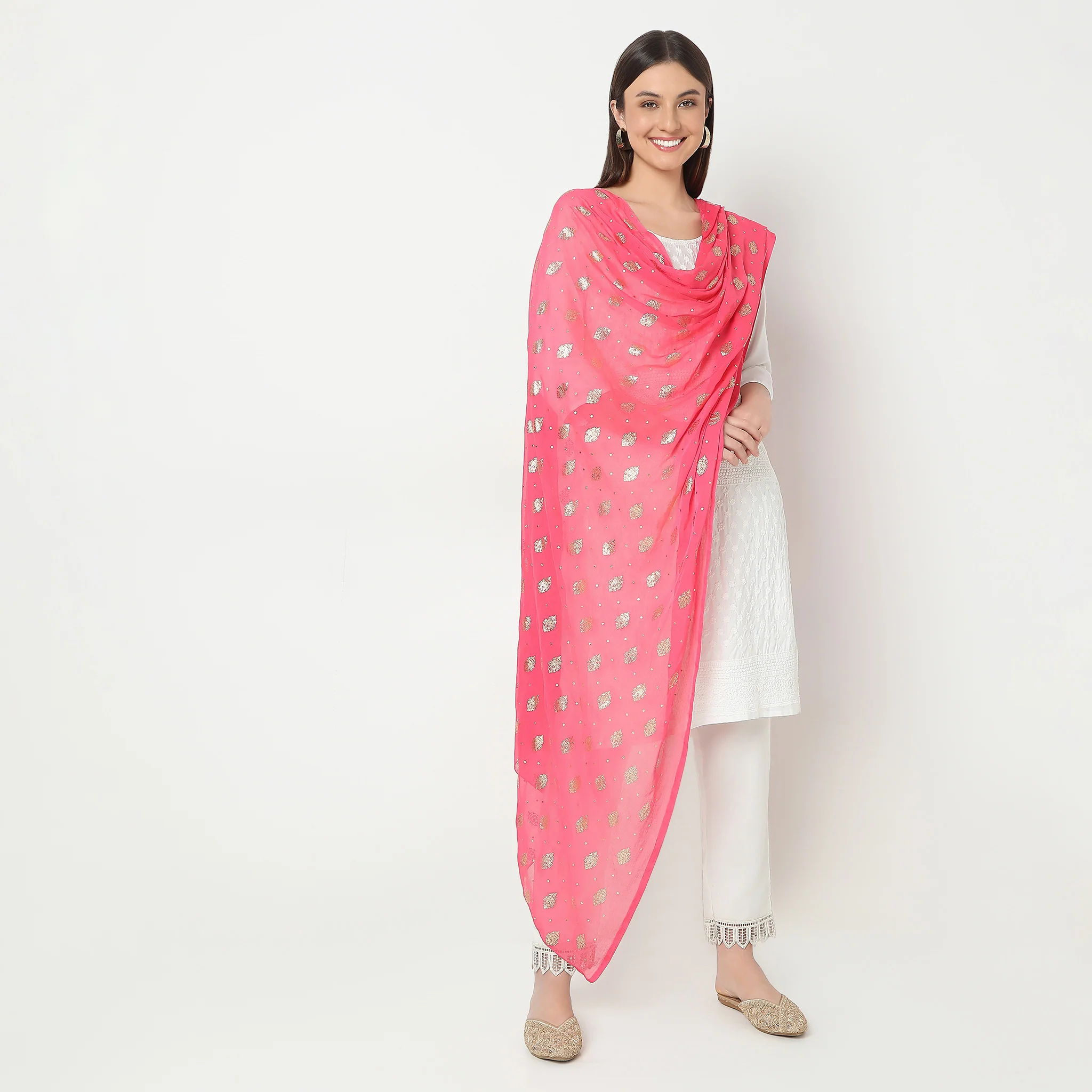 Nylon Printed Dupatta - Image 4