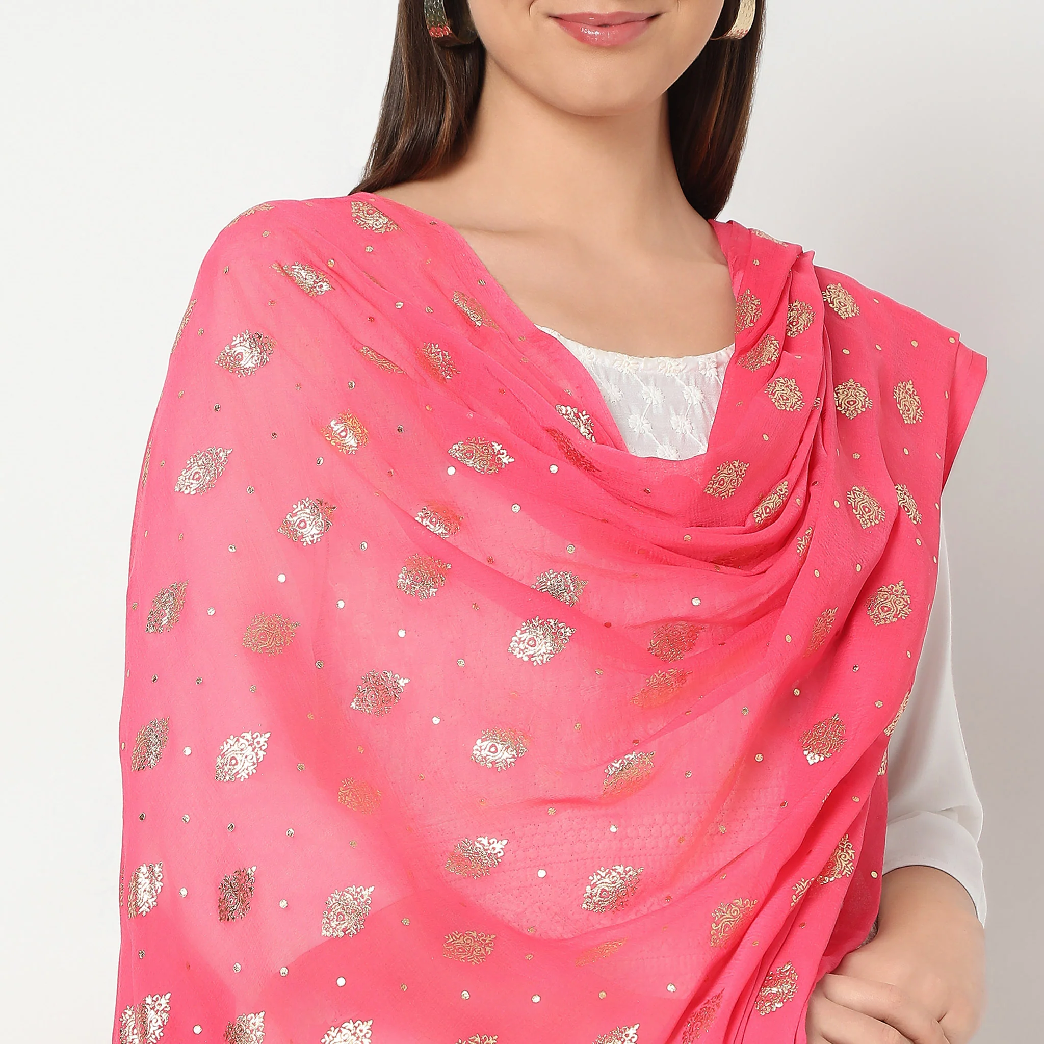 Nylon Printed Dupatta - Image 6