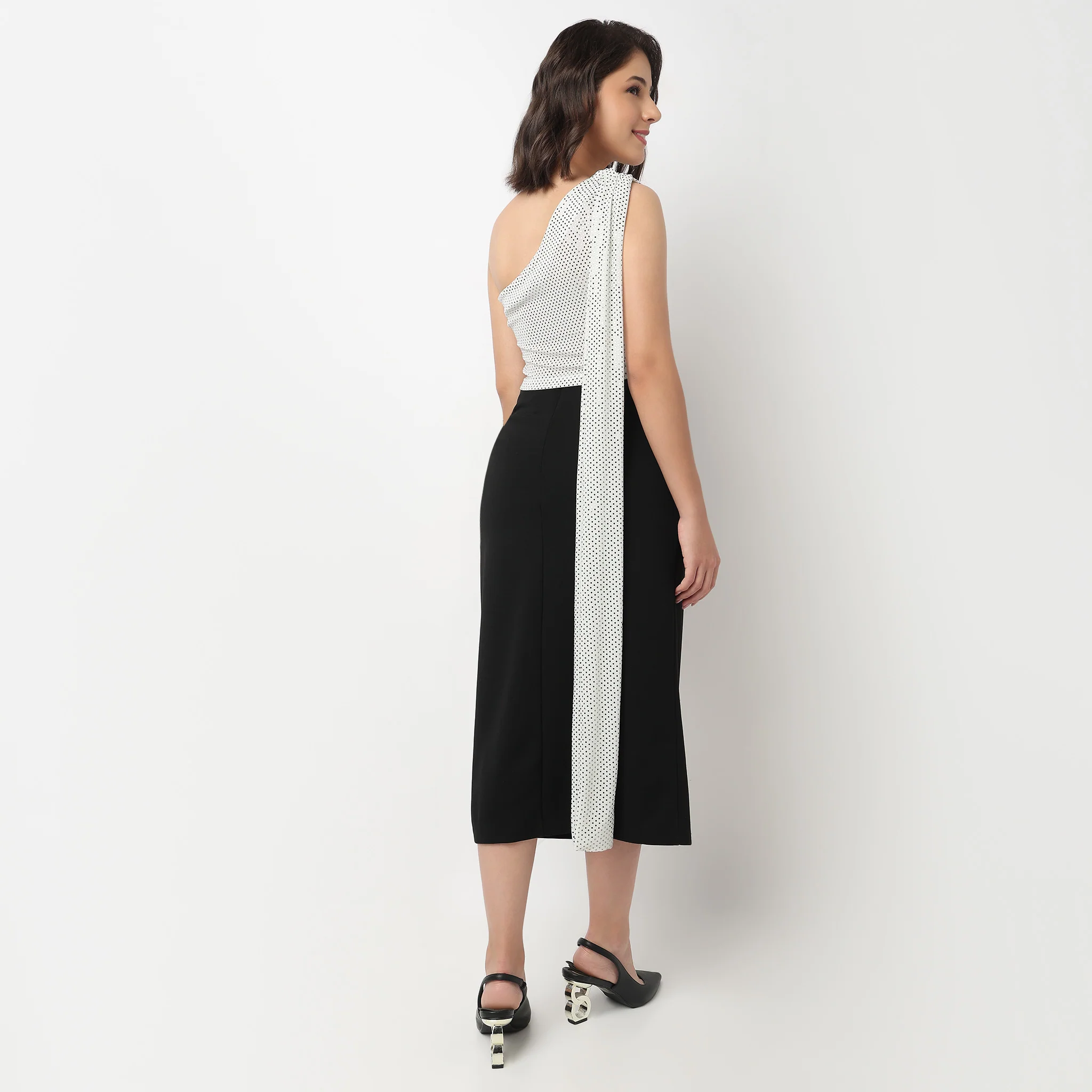 One Shoulder Embellished Top - Image 3