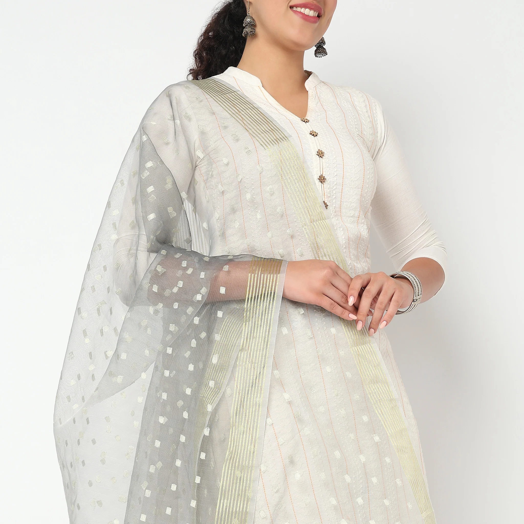 Organza Butti Dupatta - Image 3