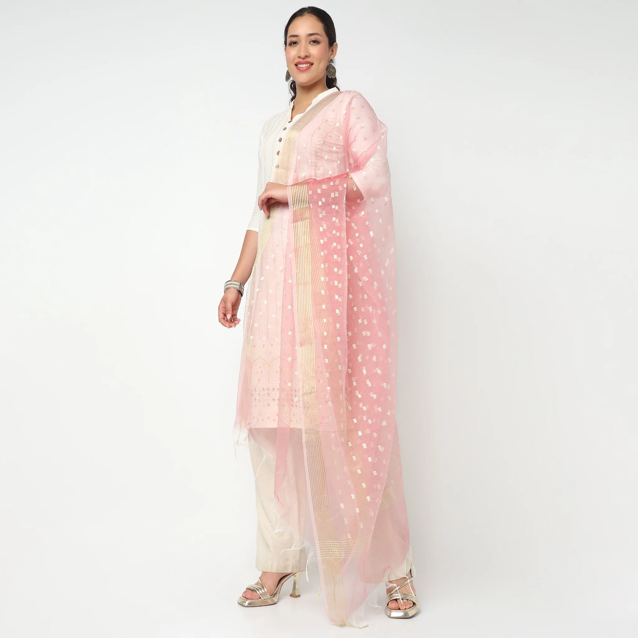 Organza Butti Dupatta - Image 4