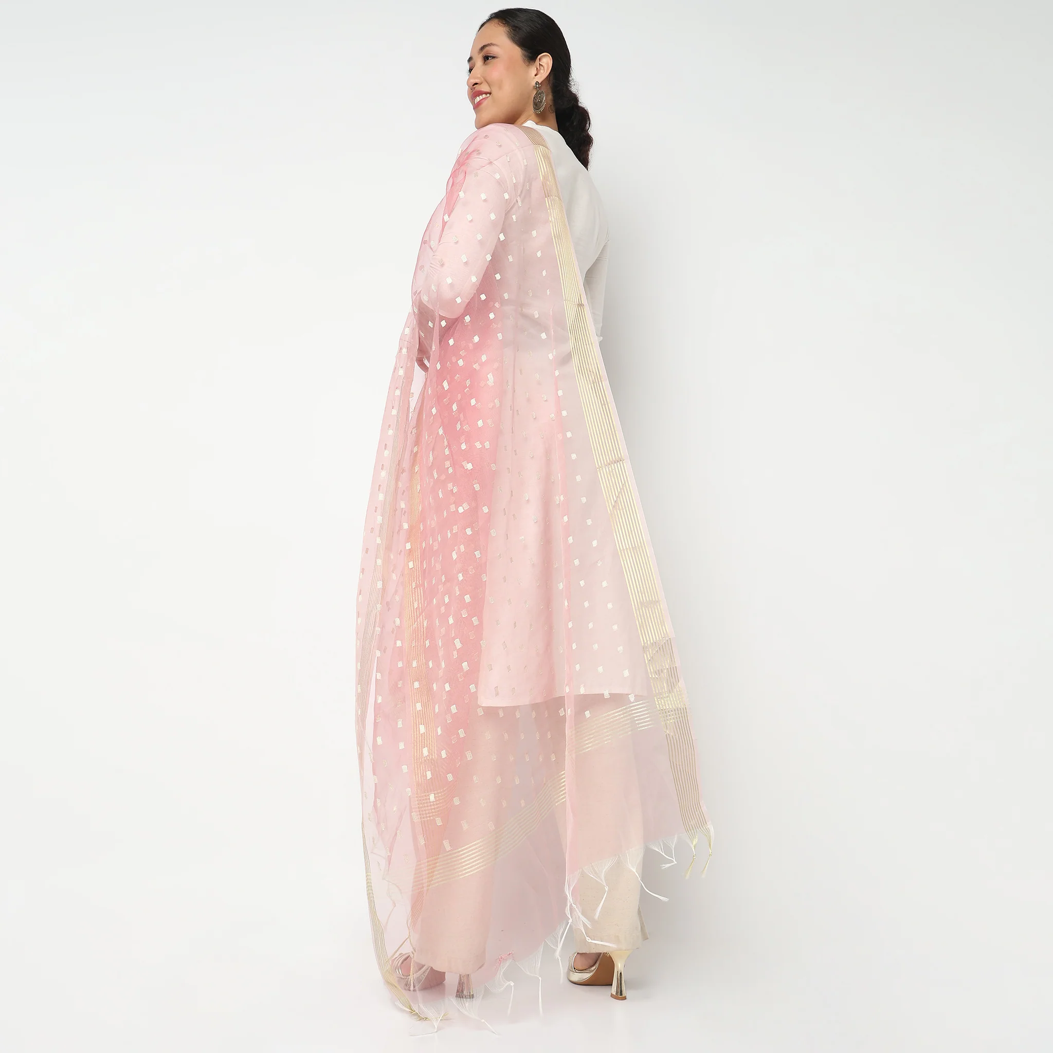 Organza Butti Dupatta - Image 5