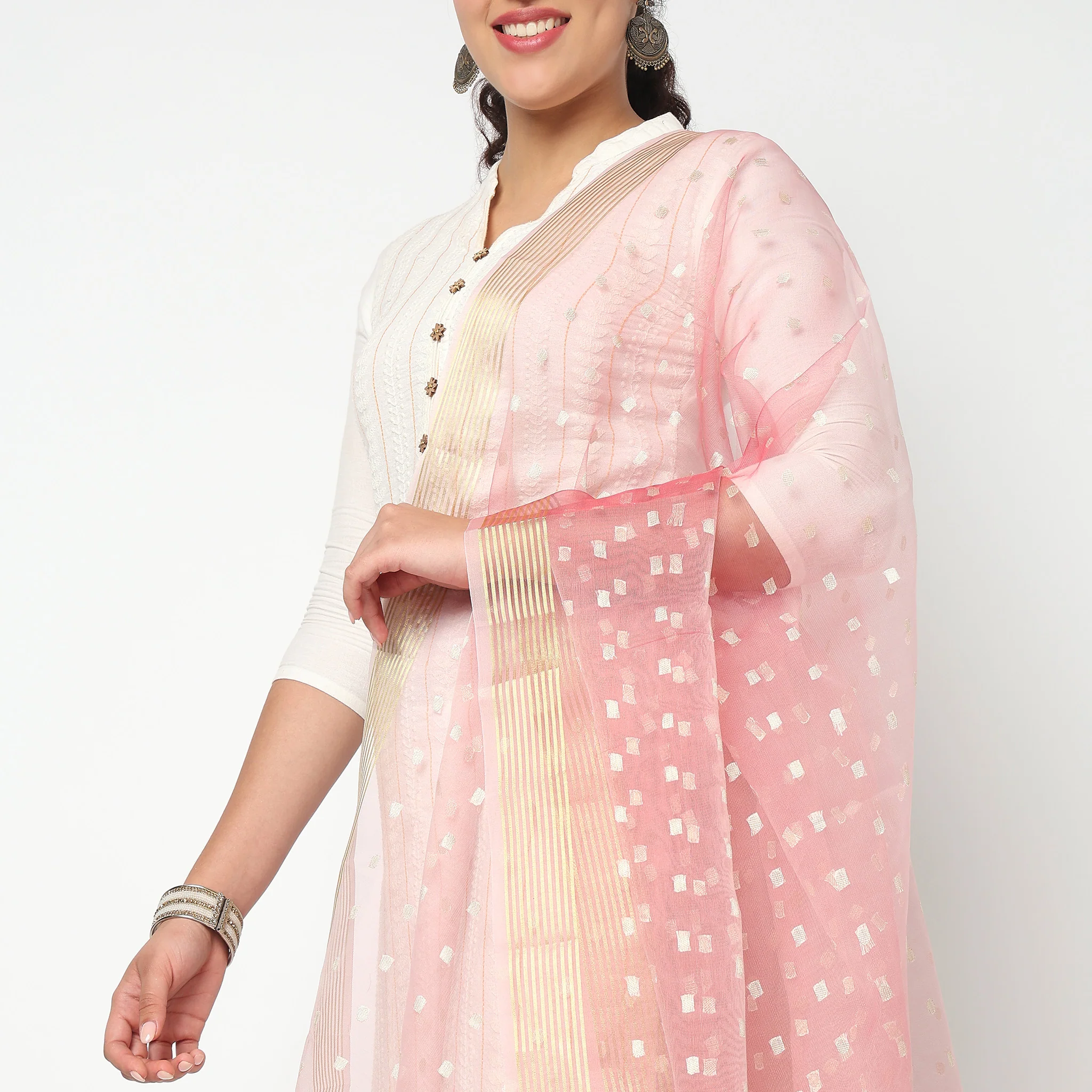 Organza Butti Dupatta - Image 6
