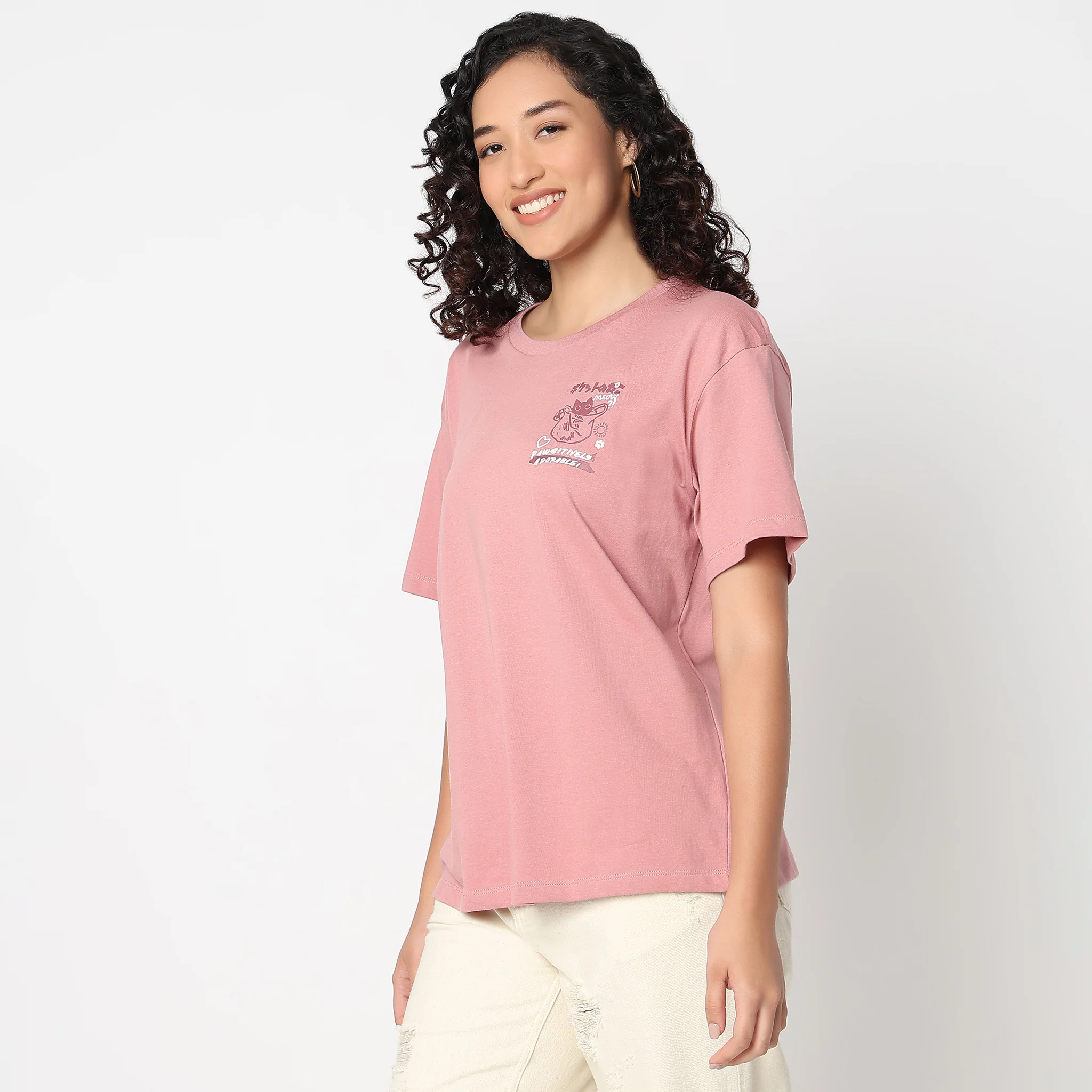 Betty Oversized Front Graphic T-Shirt - Image 10