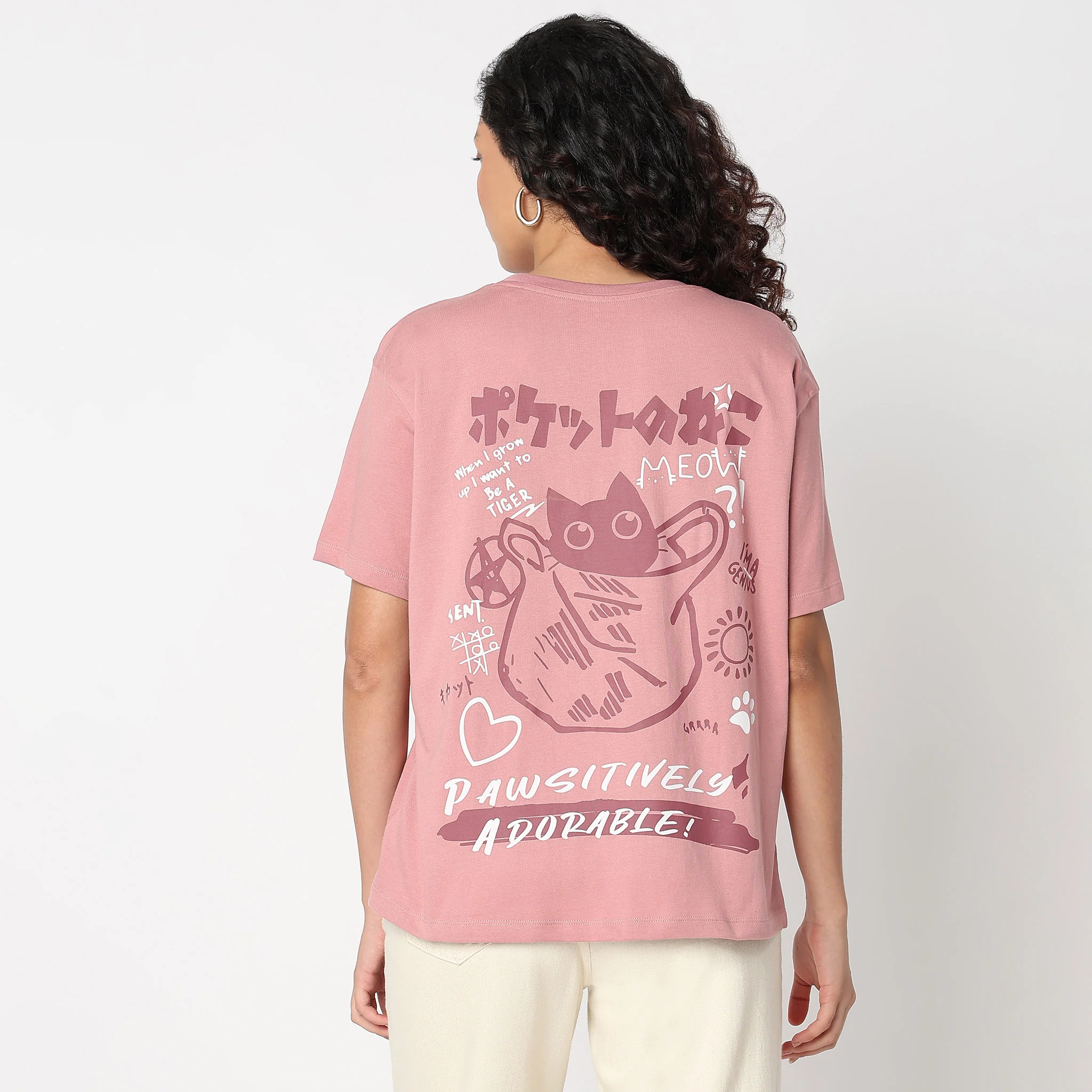 Betty Oversized Front Graphic T-Shirt - Image 8