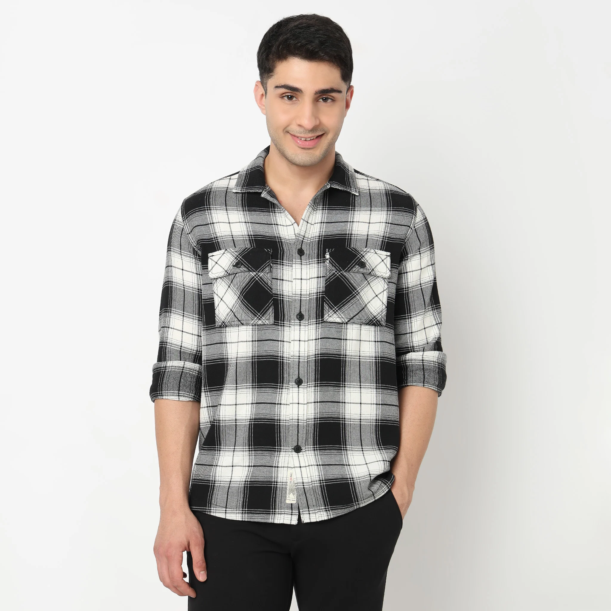 Oversize Checkered Explorer Shacket - Image 2