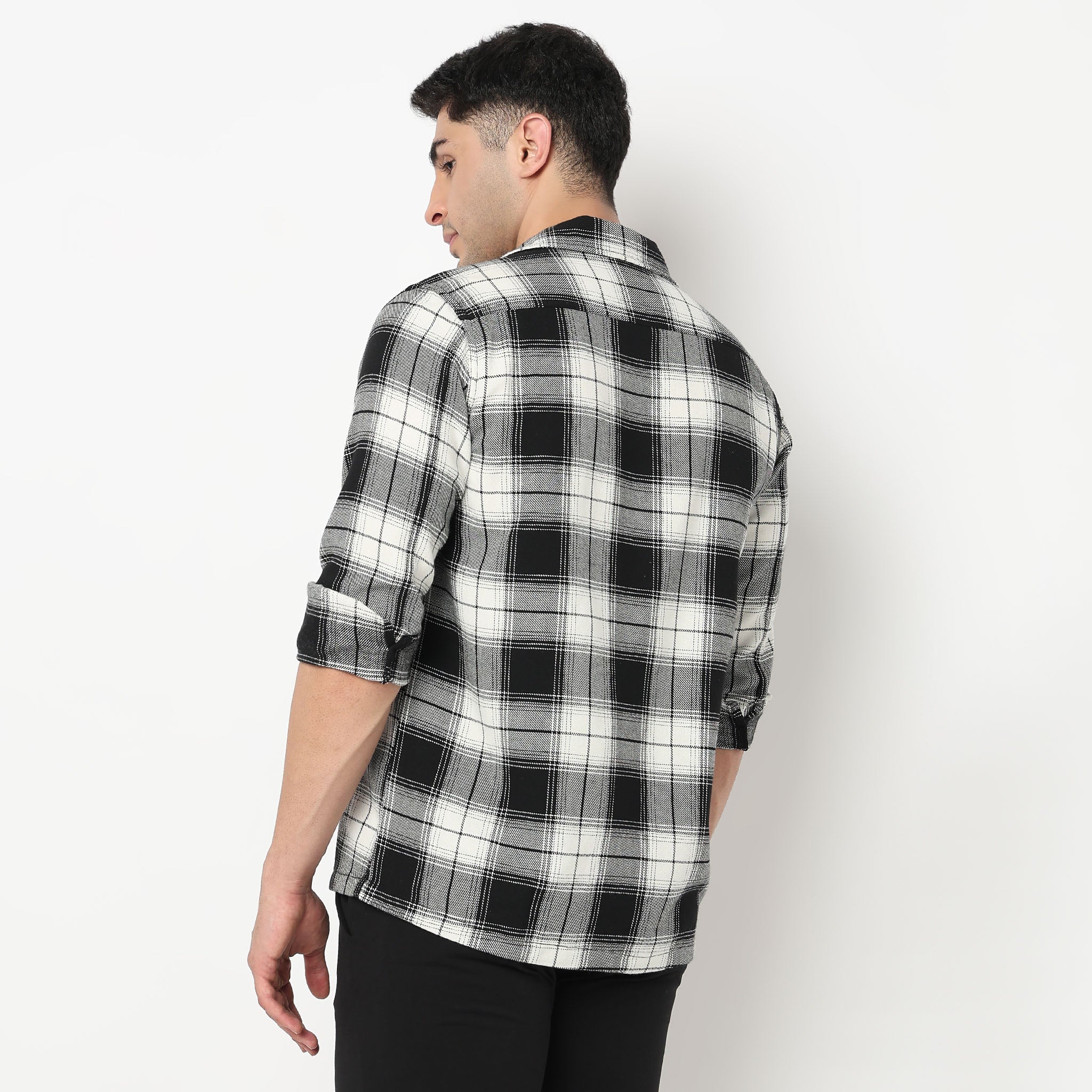 Oversize Checkered Explorer Shacket - Image 3