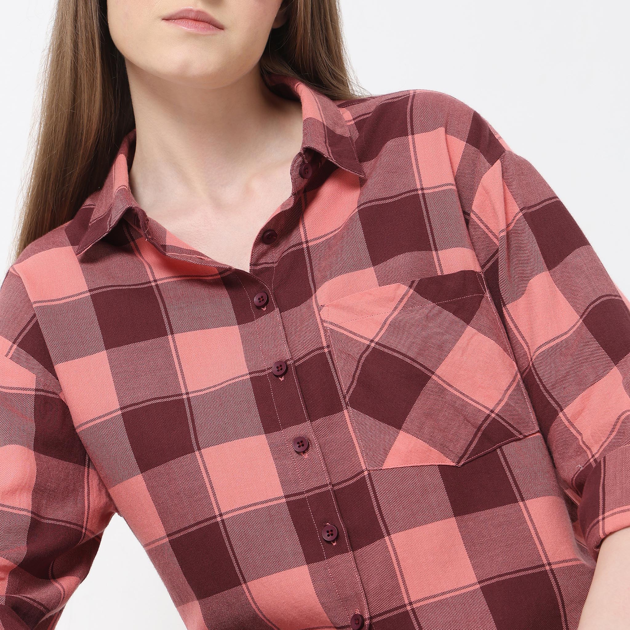 Oversize Checkered Shirt - Image 4