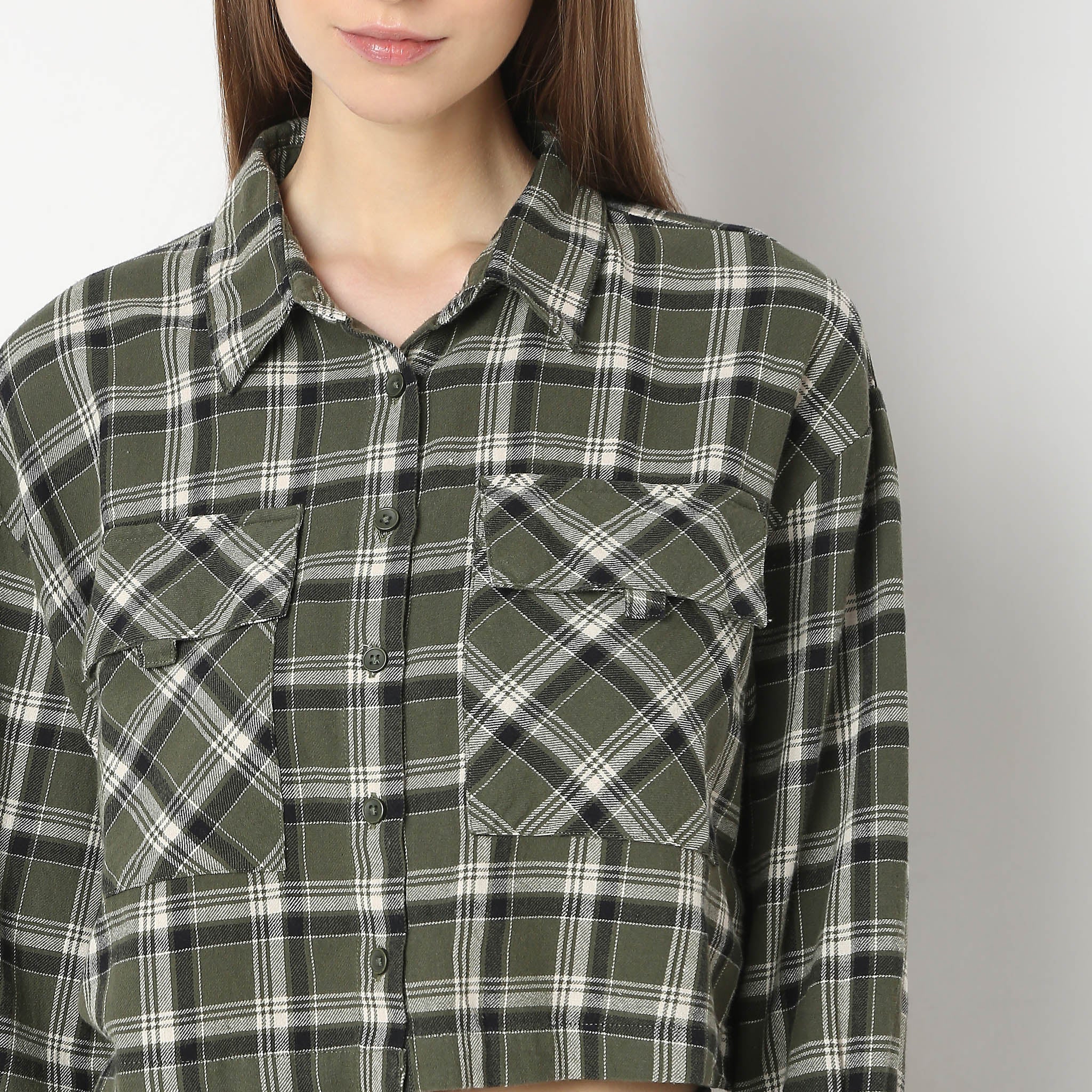 Oversize Checkered Shirt - Image 4