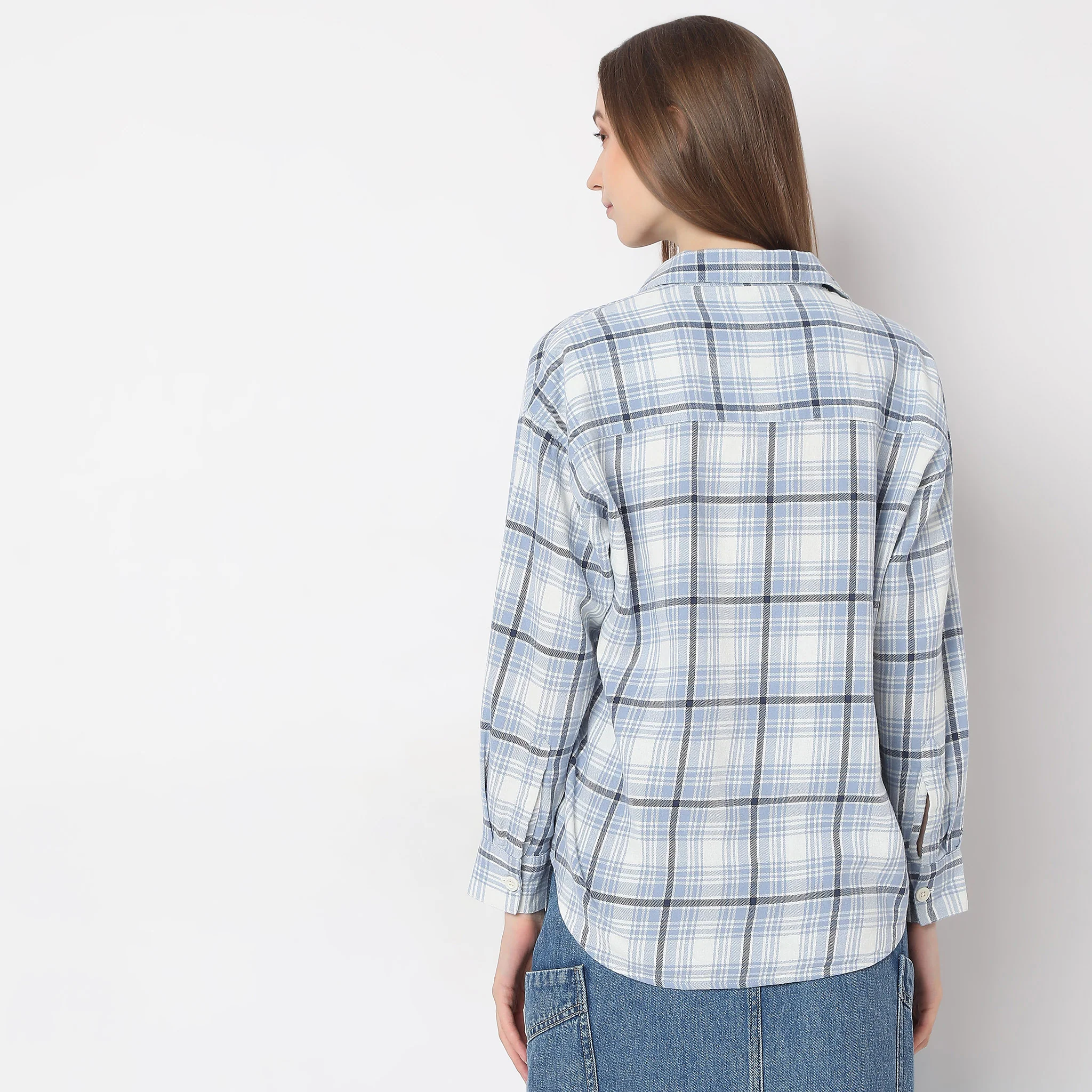 Oversize Checkered Shirt - Image 3