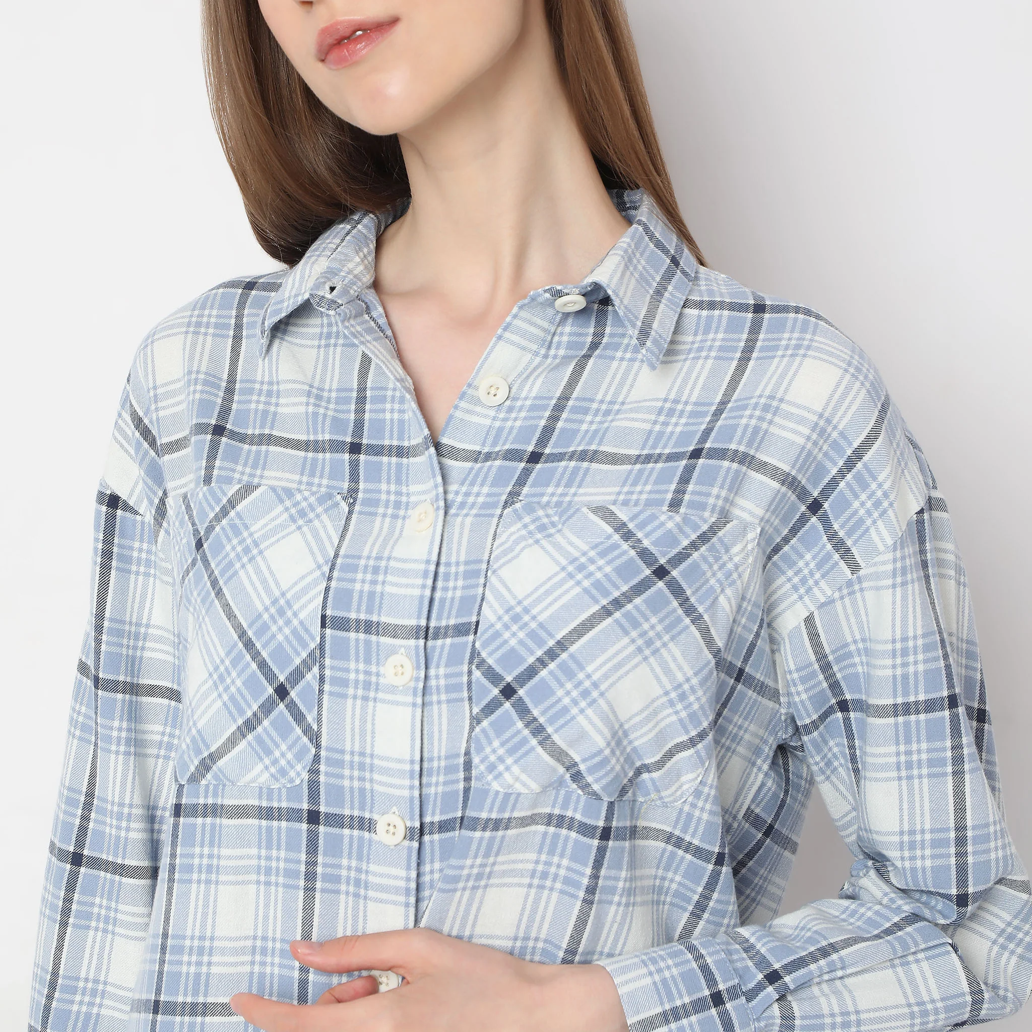 Oversize Checkered Shirt - Image 4