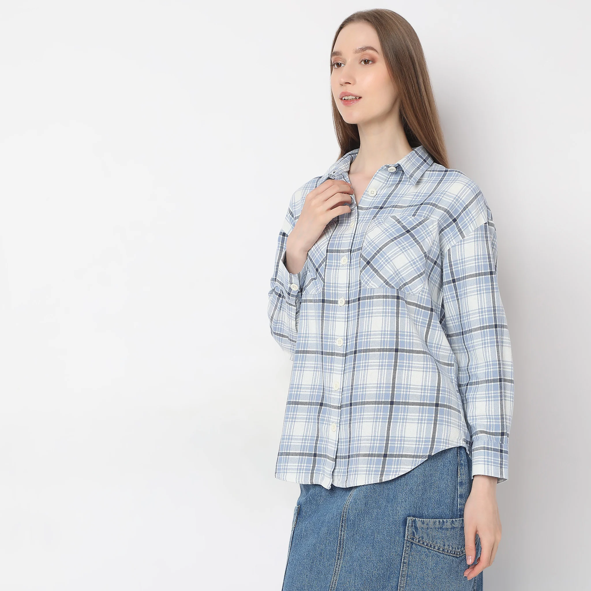 Oversize Checkered Shirt - Image 5