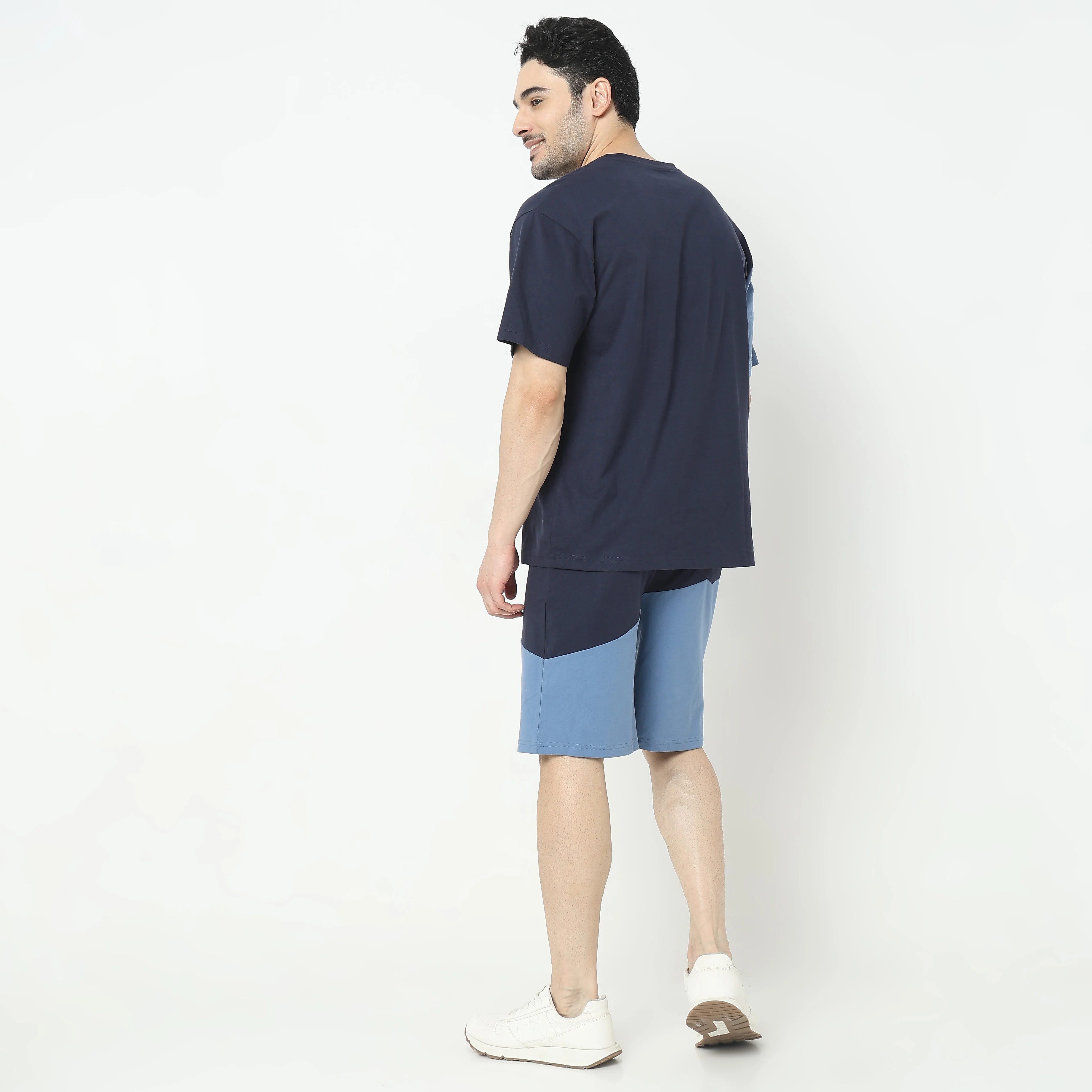 Oversize Uni-Sets Color Block T-Shirt - Image 3