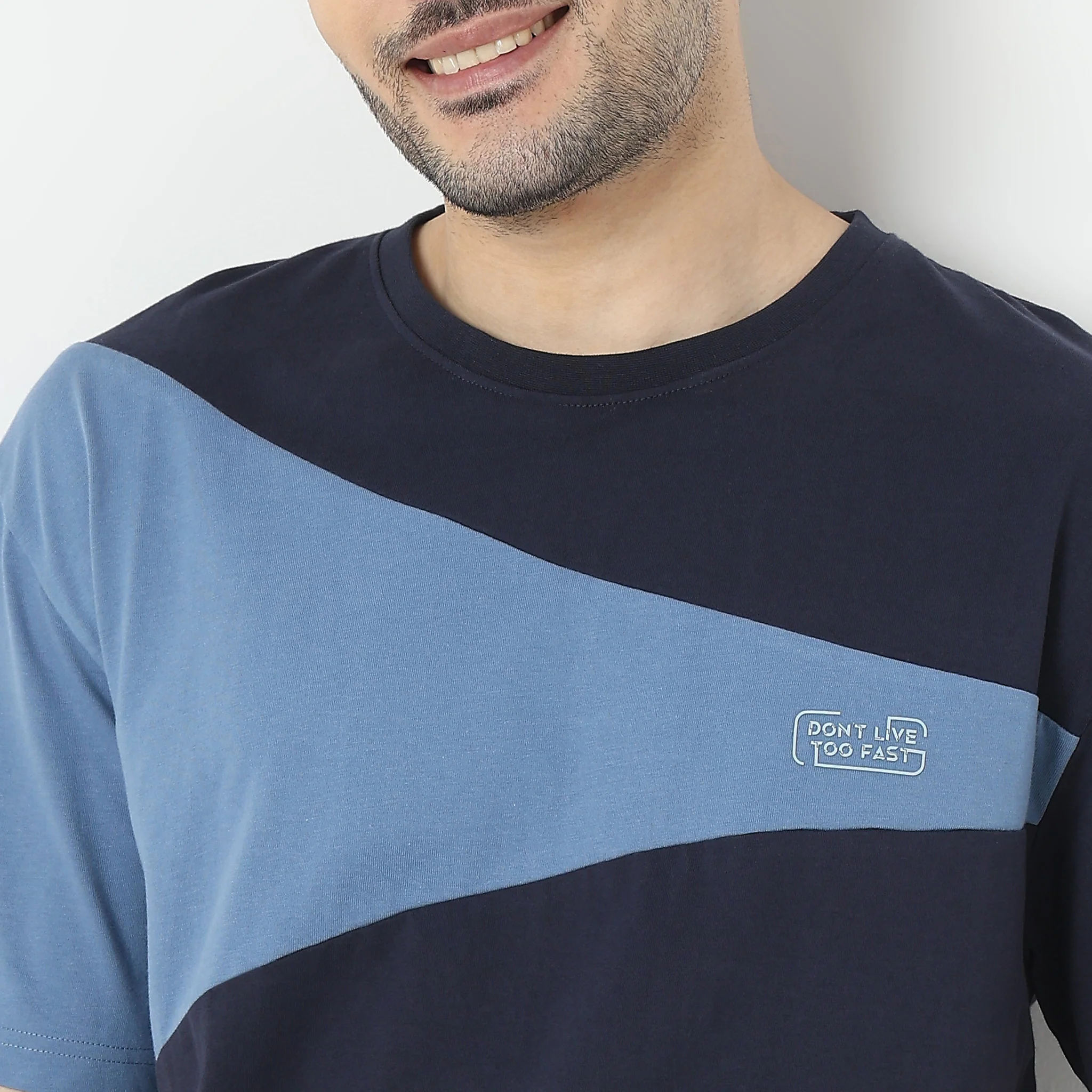 Oversize Uni-Sets Color Block T-Shirt - Image 5