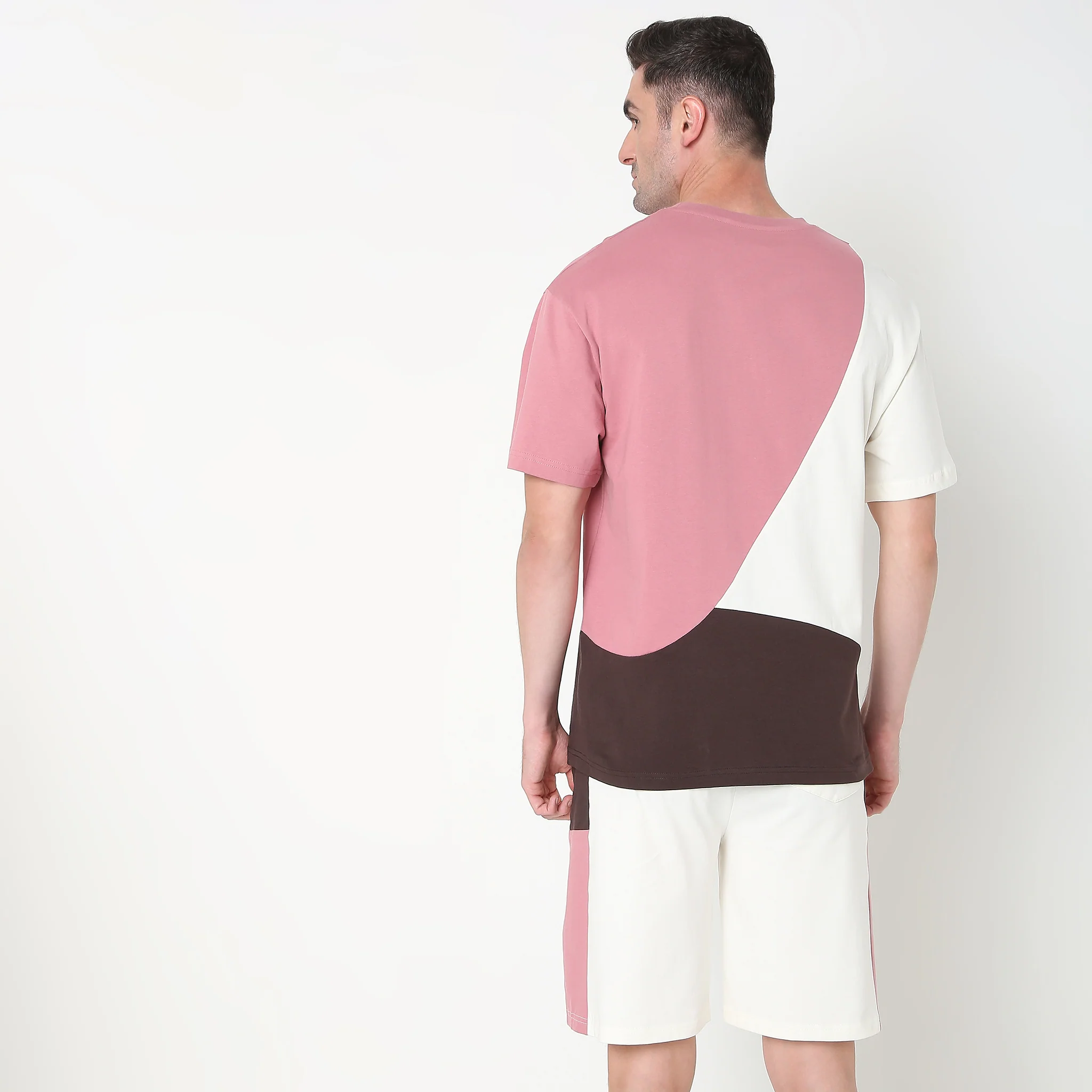 Oversize Uni-Sets Color Block T-Shirt - Image 3