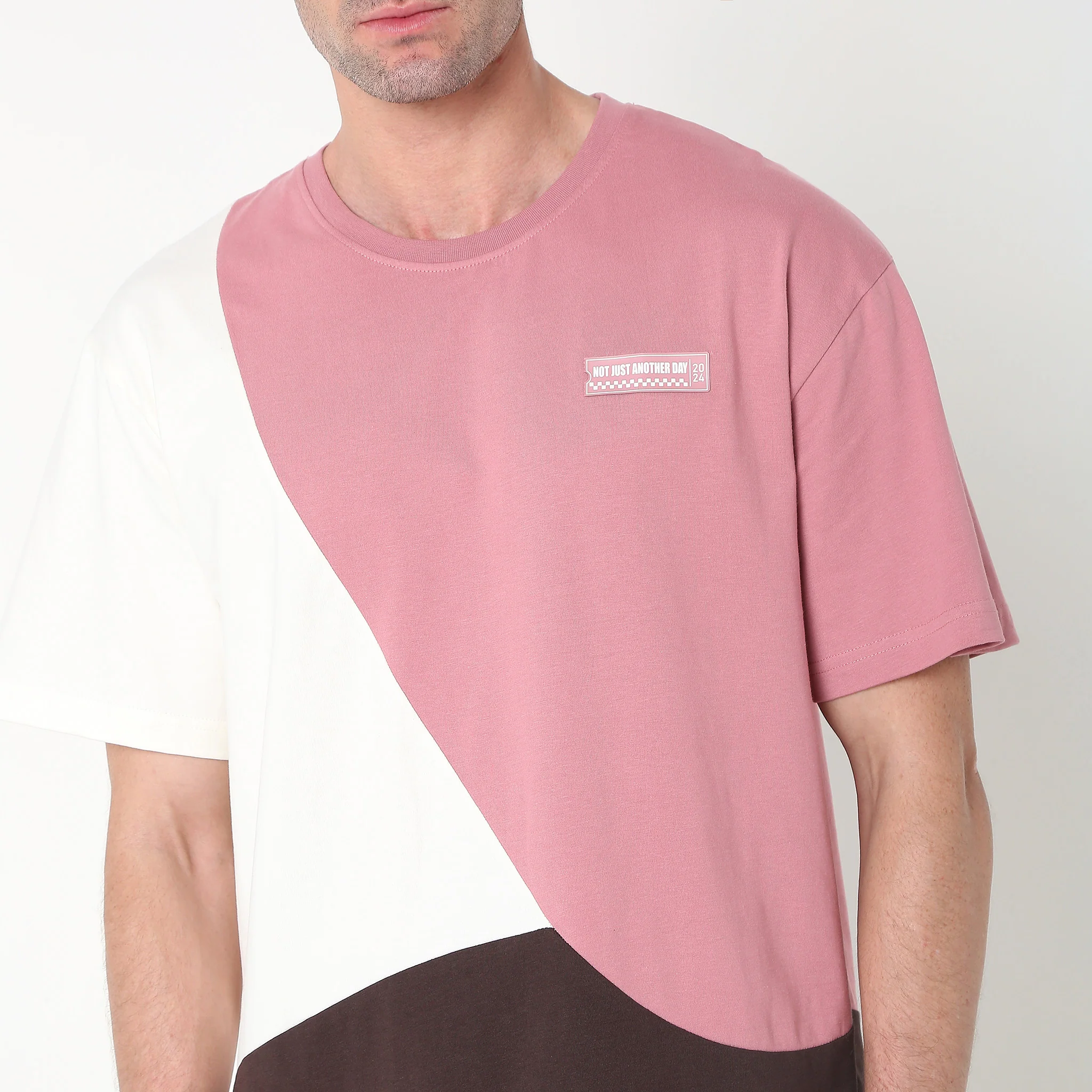 Oversize Uni-Sets Color Block T-Shirt - Image 5