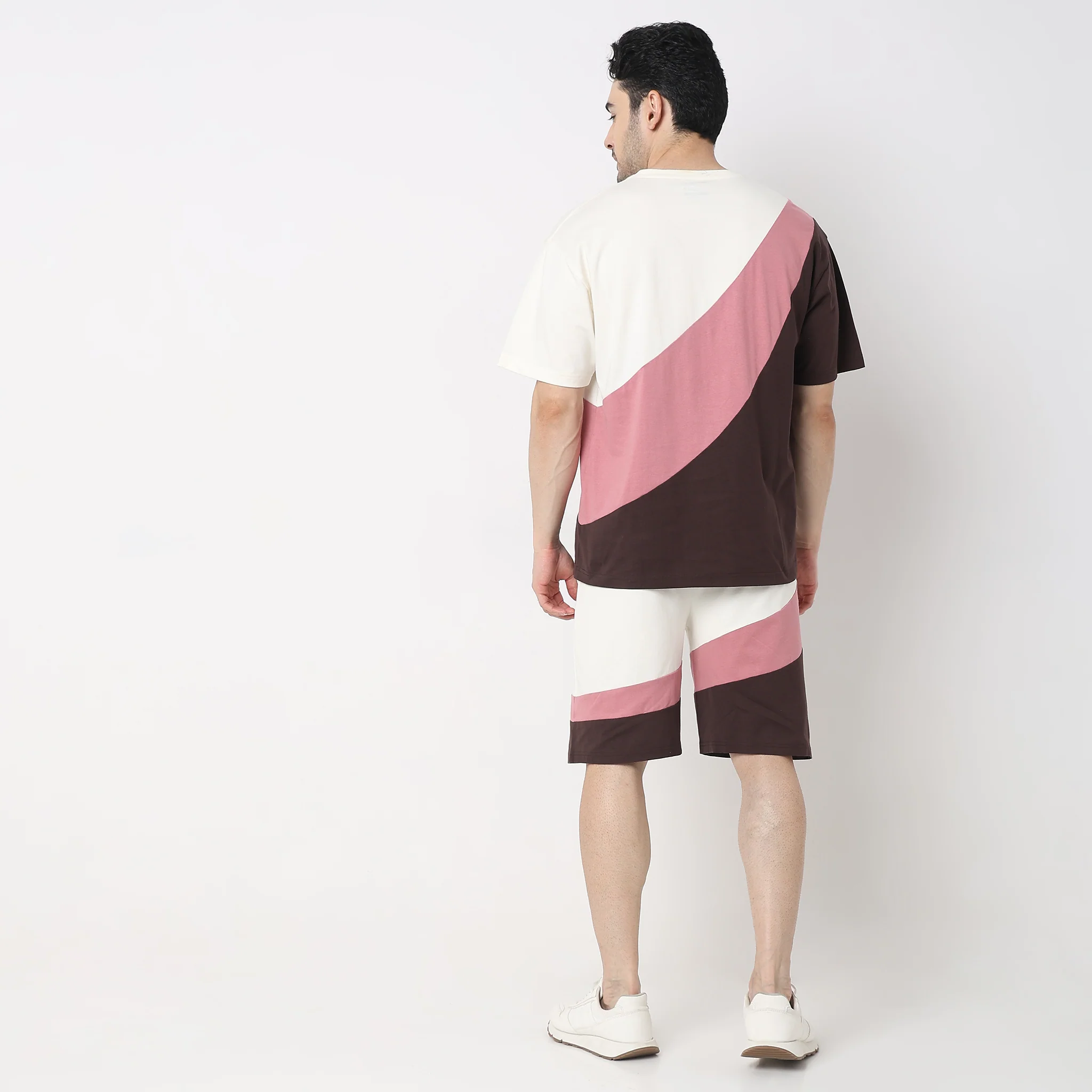 Oversize Color Block T-Shirt - Image 3